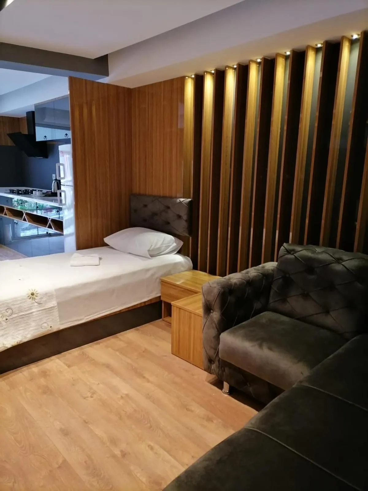 Bed in BLACKLAKE OTEL