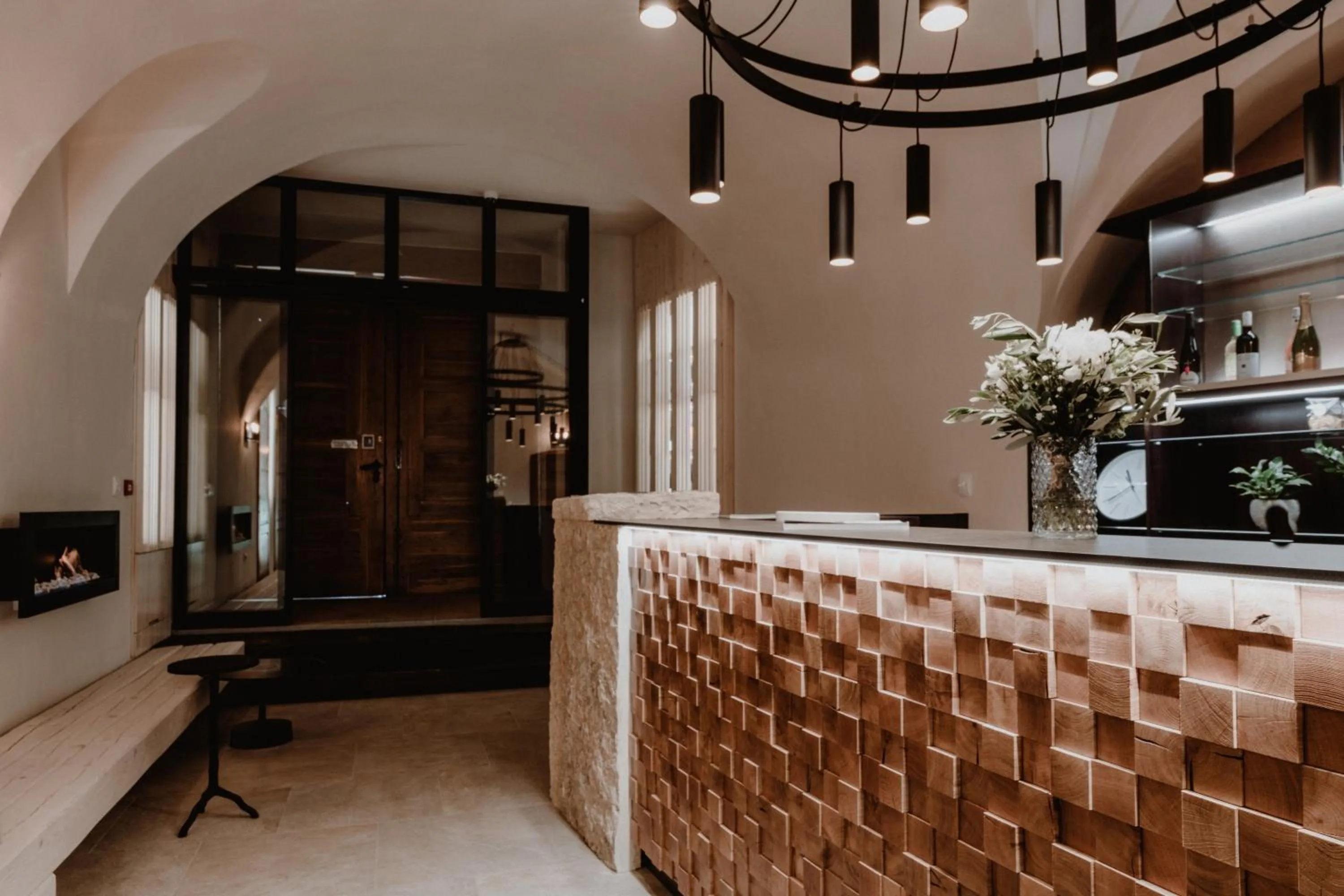Lobby or reception in Penzion Austis