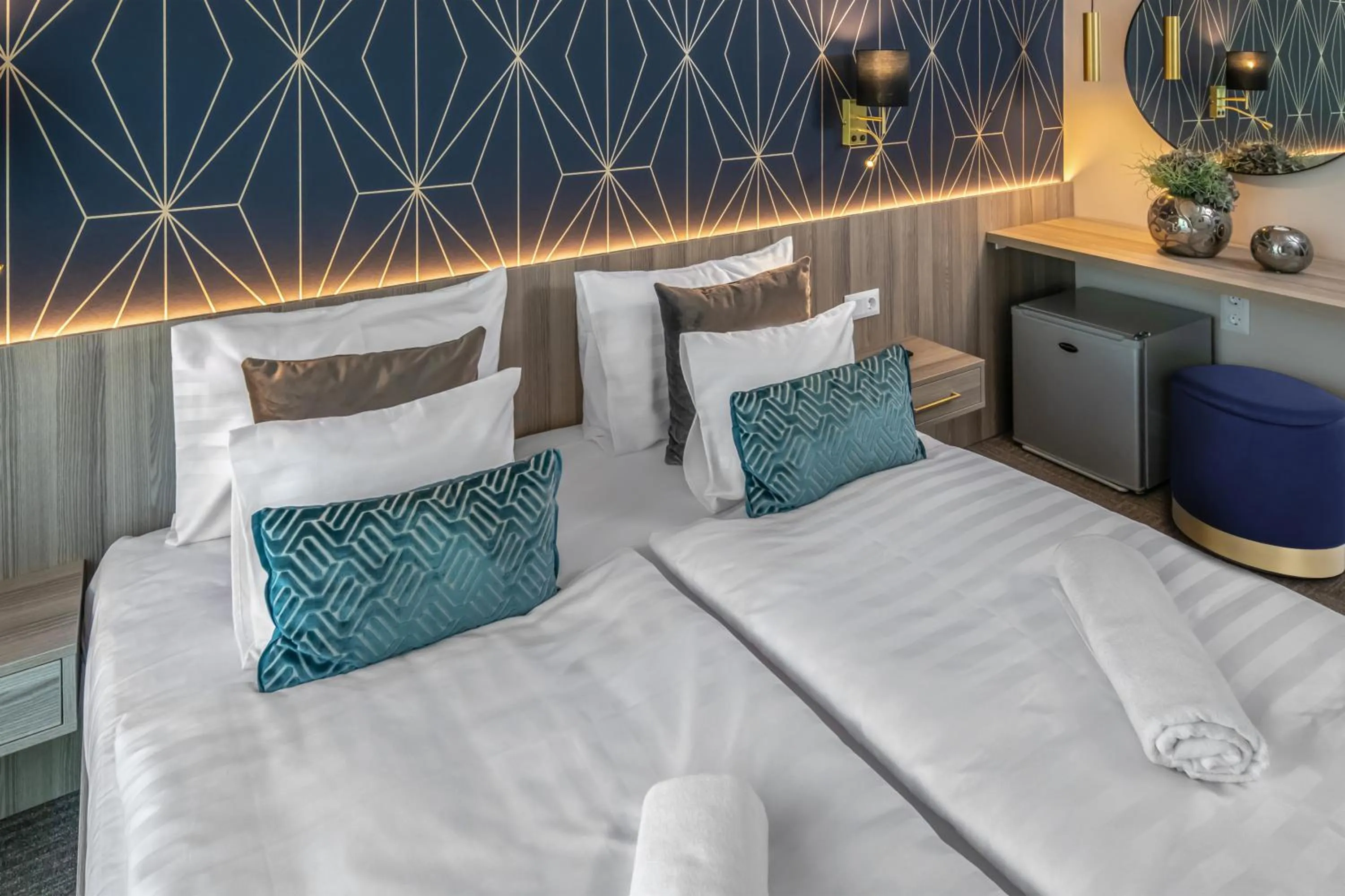 Bed in Vénusz Hotel