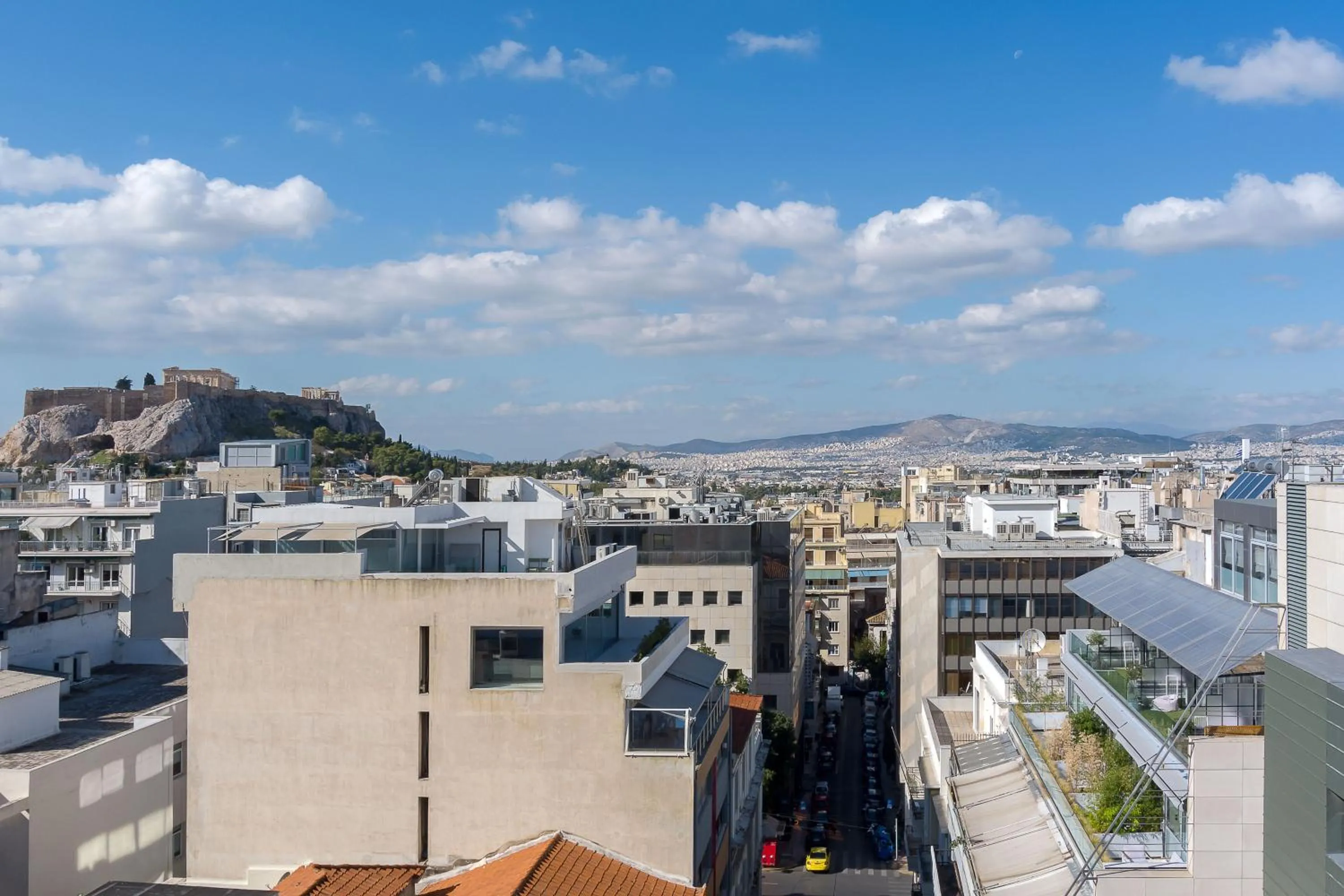 Property building in The Athenians Art Apartments