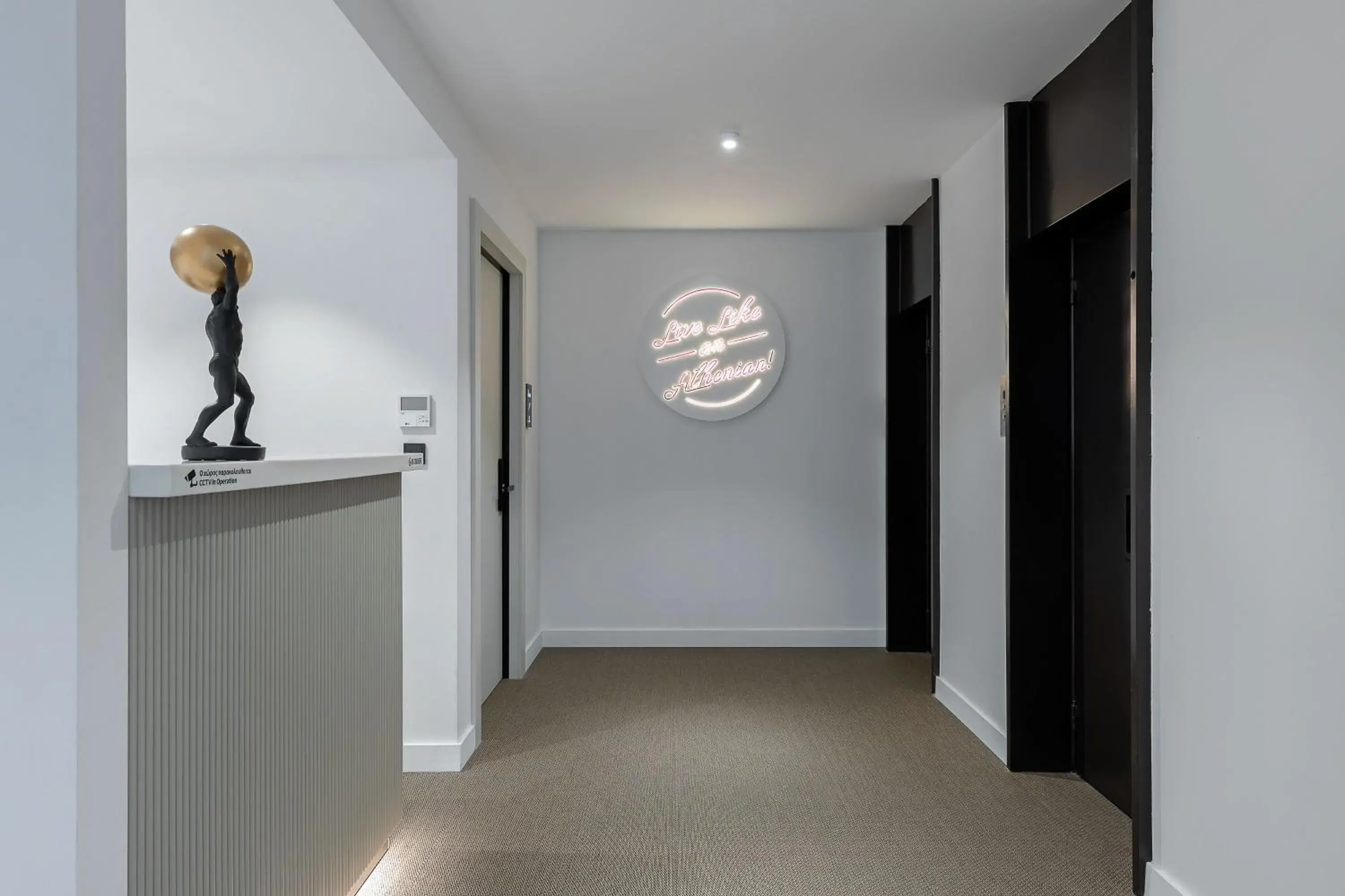 Lobby or reception in The Athenians Art Apartments Lobby or reception in The Athenians Art Apartments