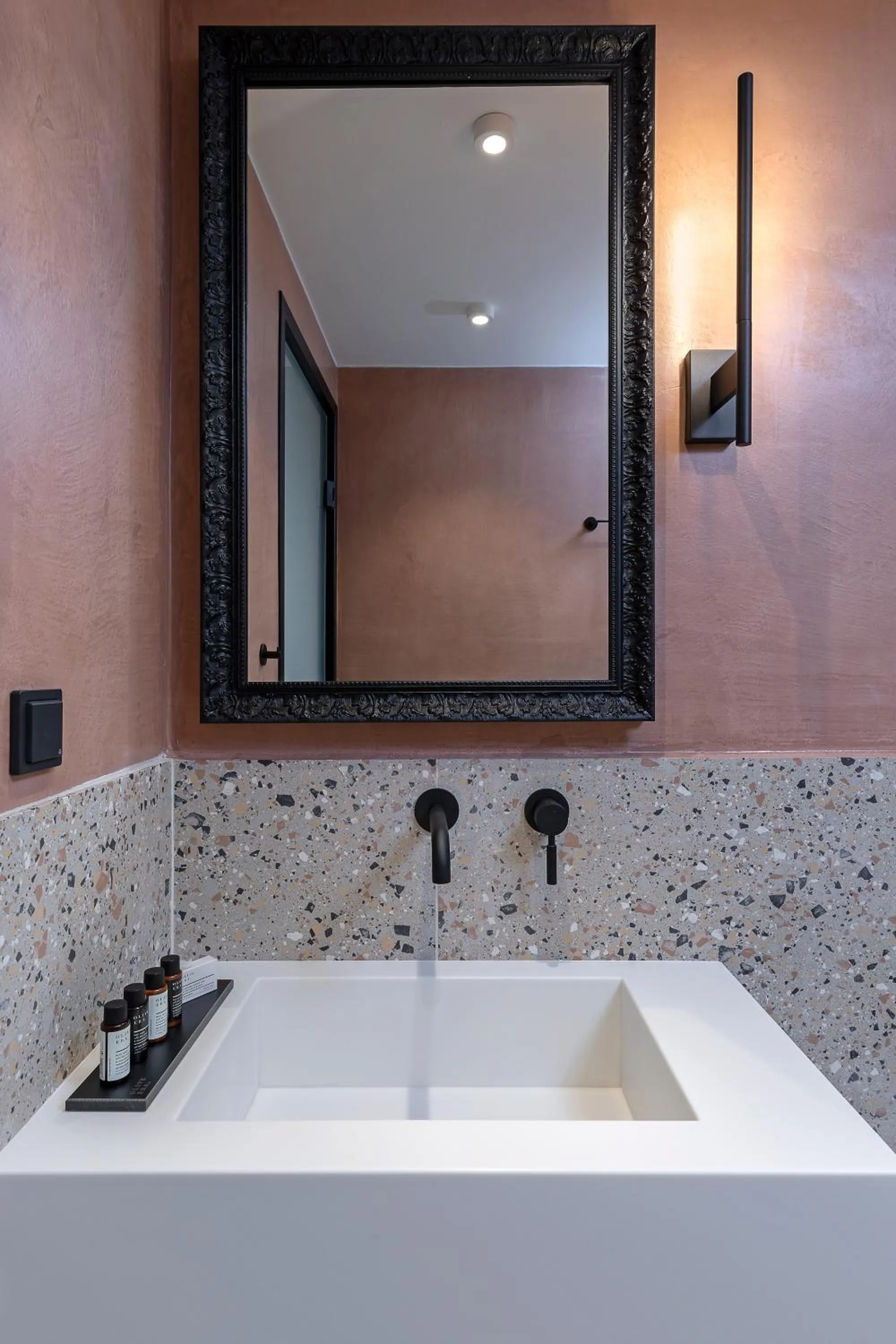 Bathroom in The Athenians Art Apartments