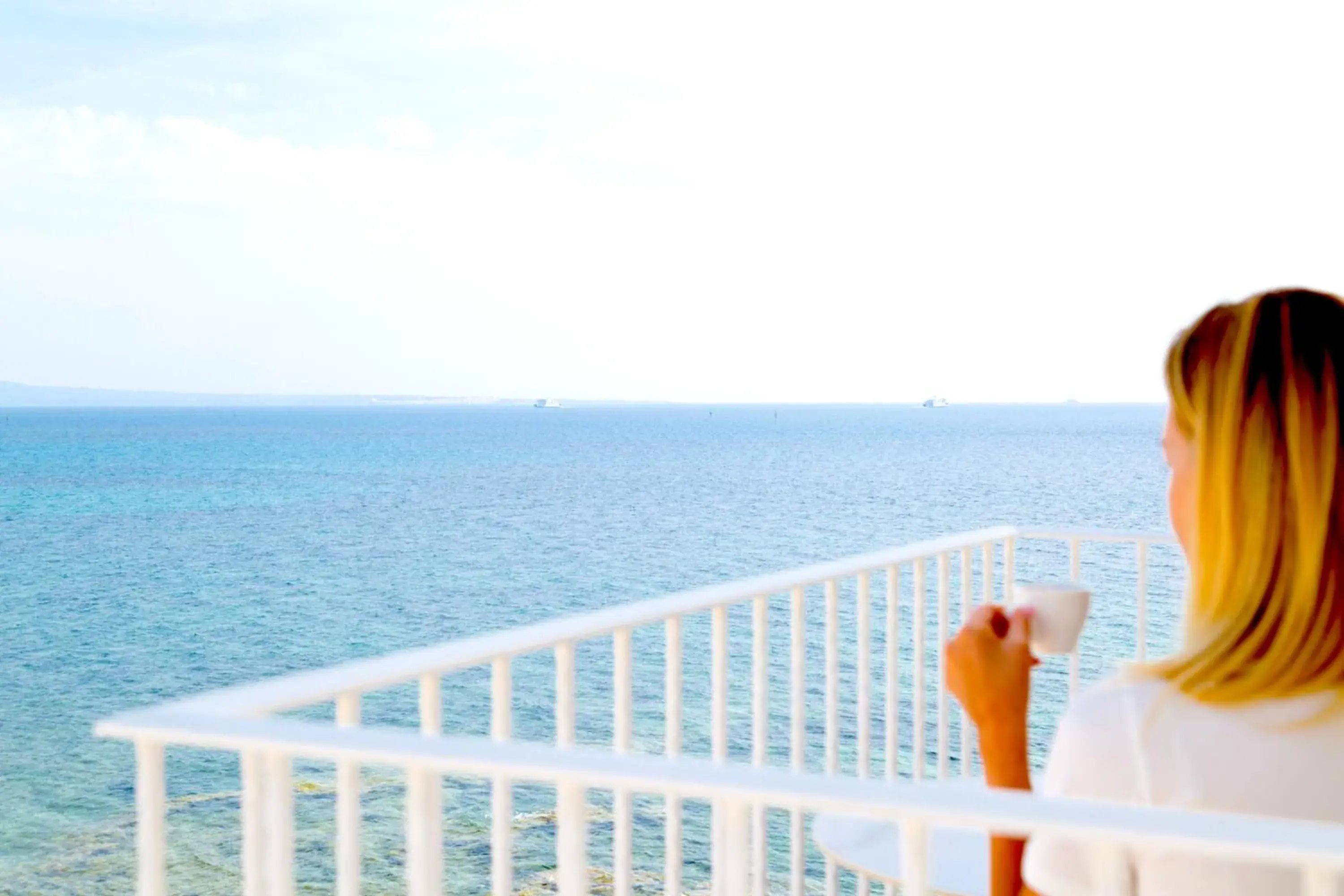 Double Room with Balcony and Sea View in Relais La Ghinghetta Double Room with Balcony and Sea View in Relais La Ghinghetta