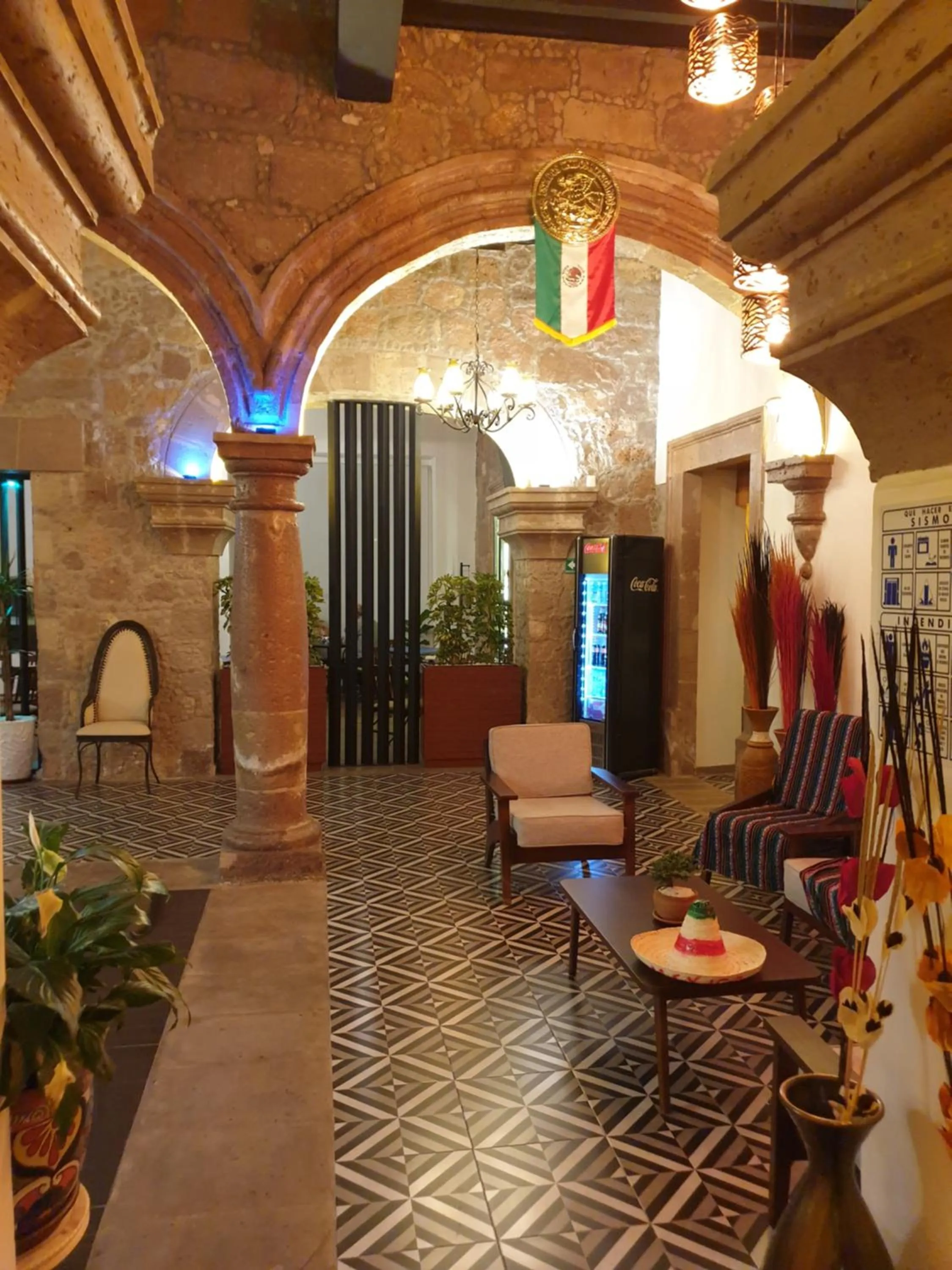 Lobby or reception in Hotel Don Carlos