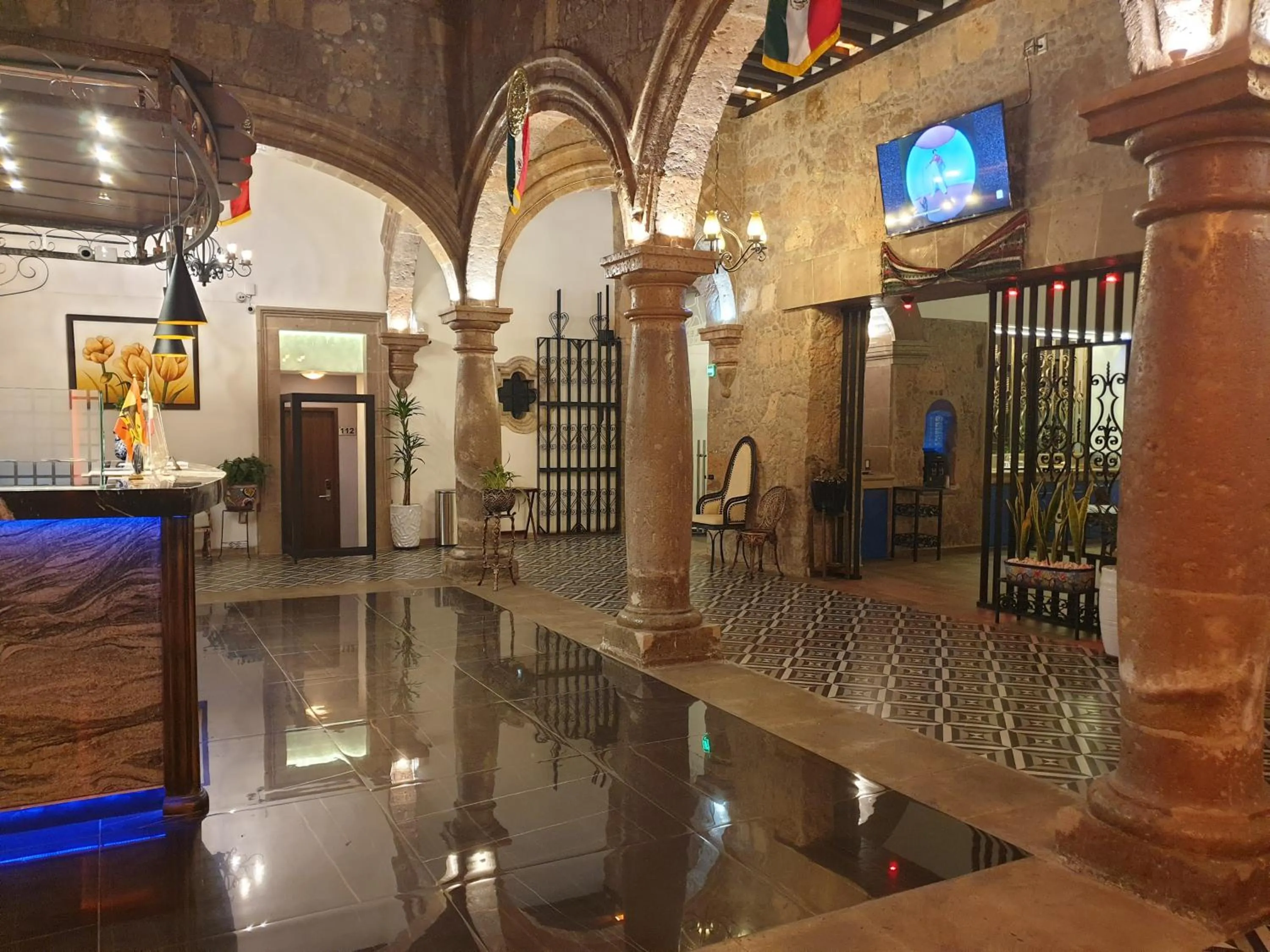 Lobby or reception in Hotel Don Carlos