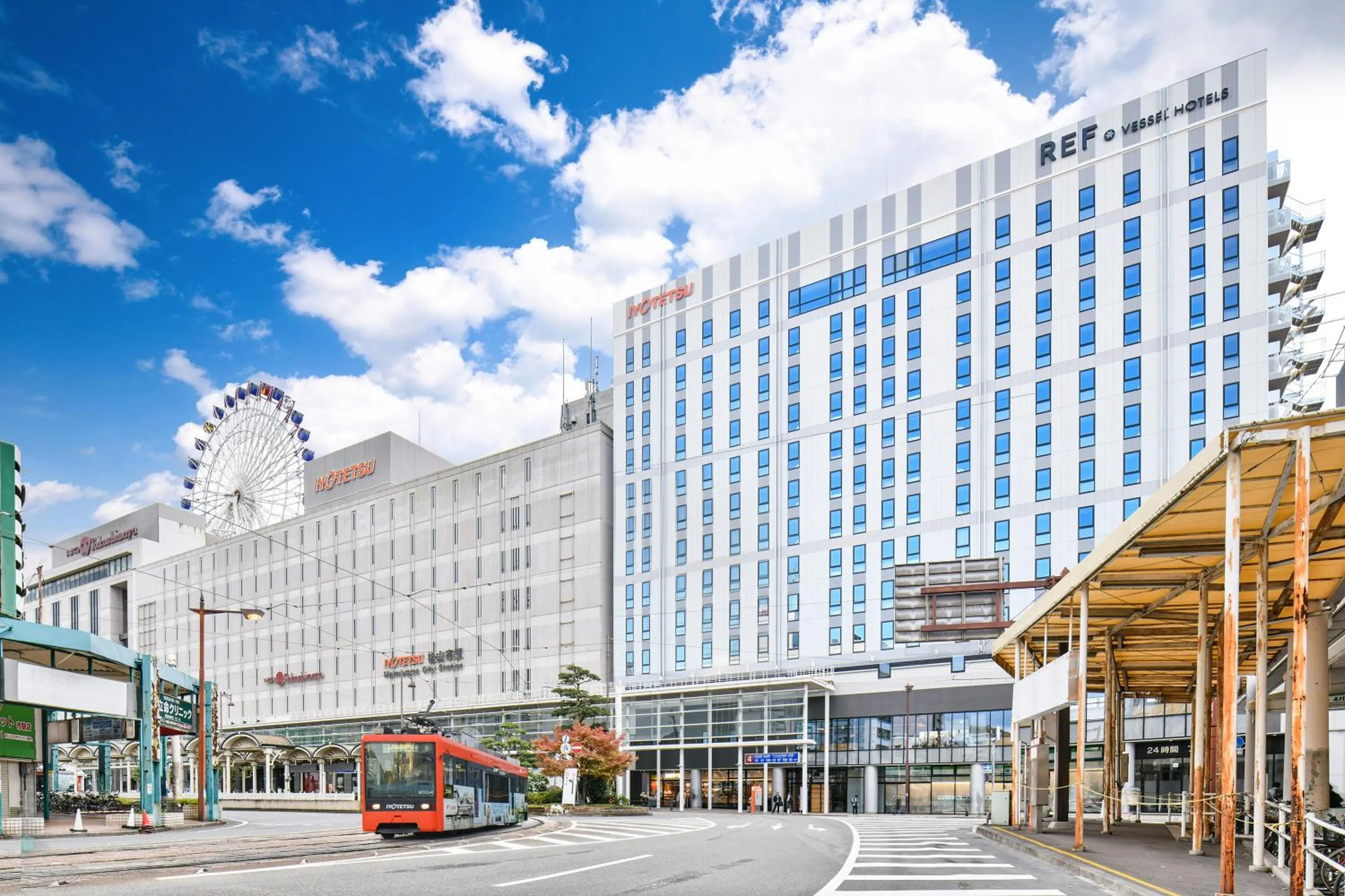 Property building in REF Matsuyama City Station by VESSEL HOTELS