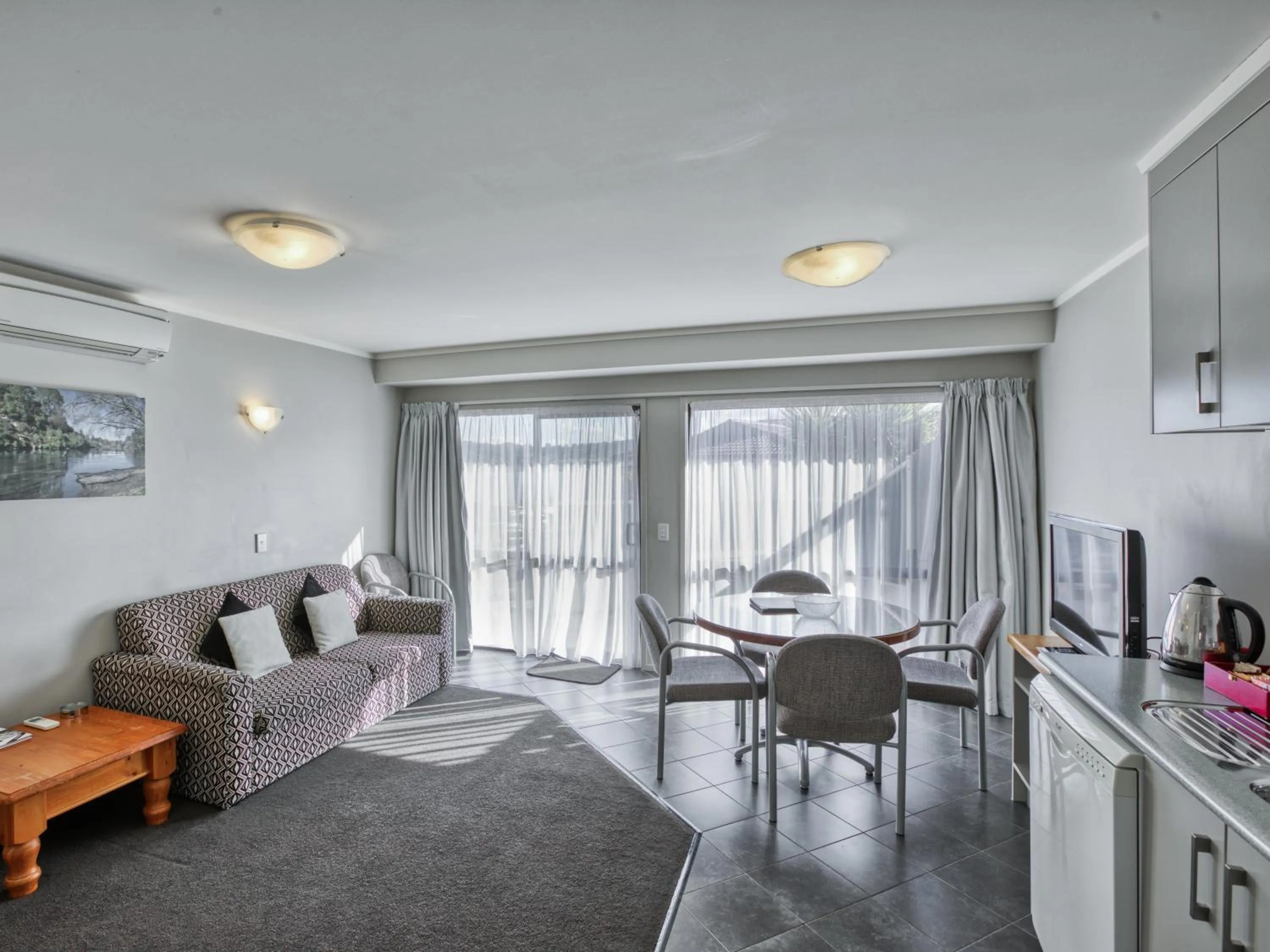 Living room in Ika Nui Taupo