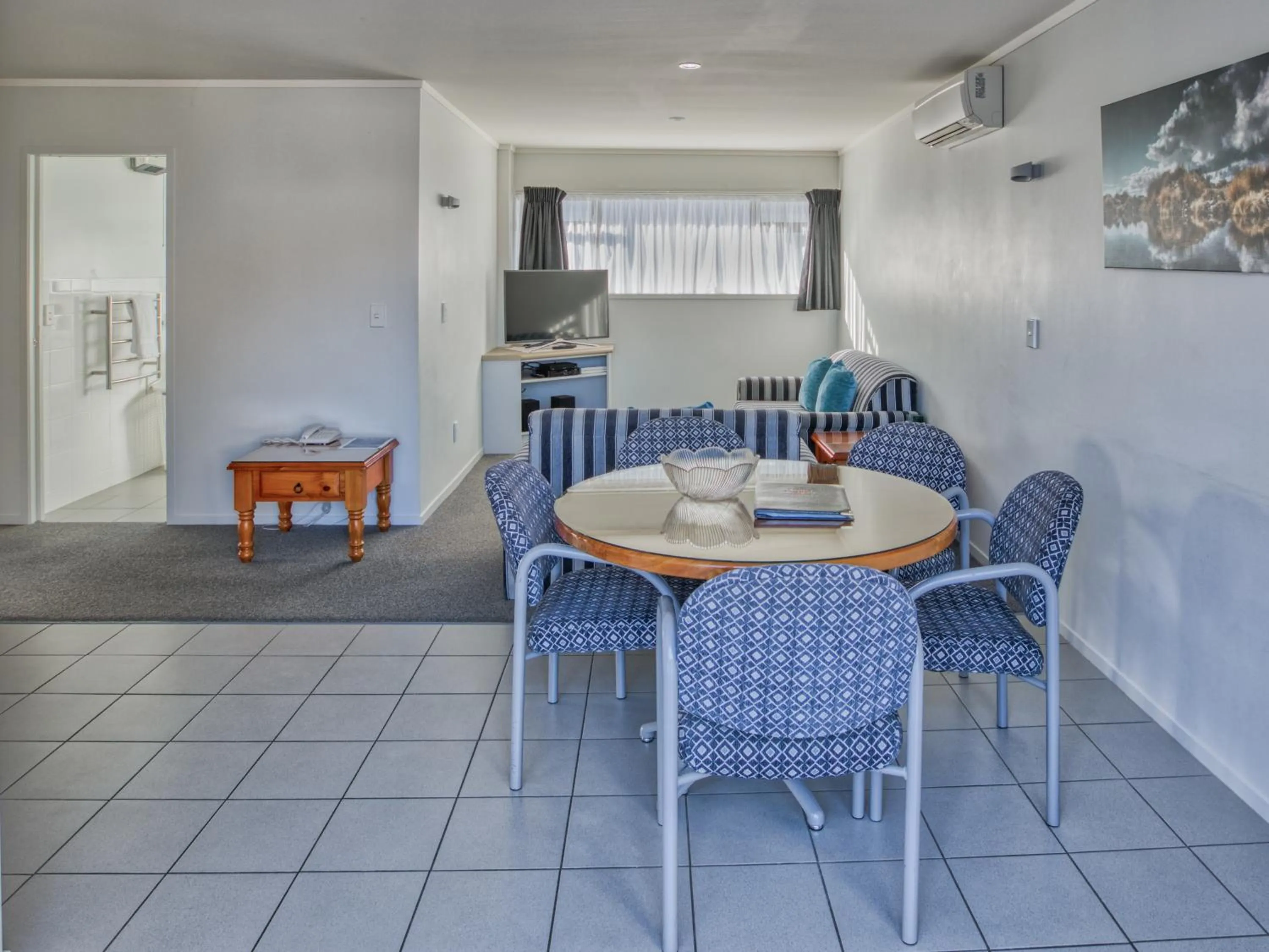 Living room in Ika Nui Taupo