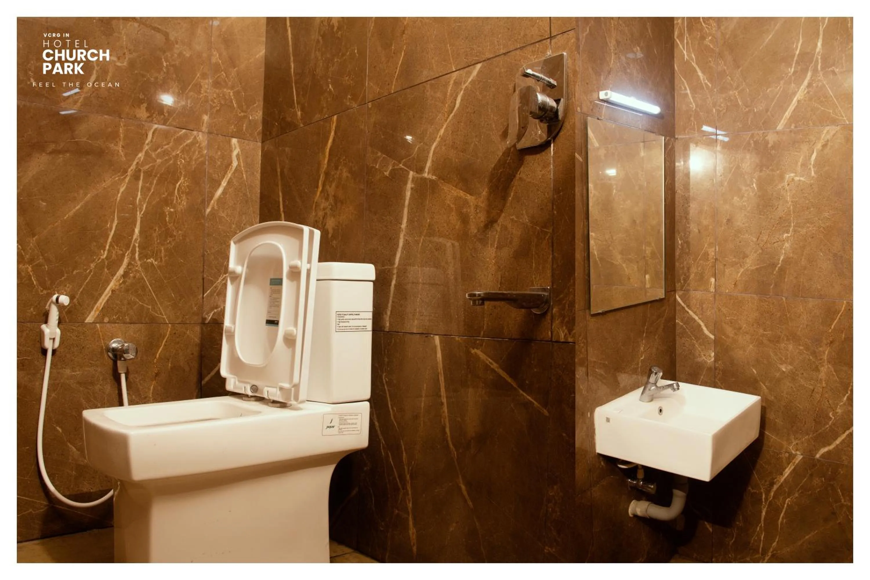 Bathroom in hotel church park