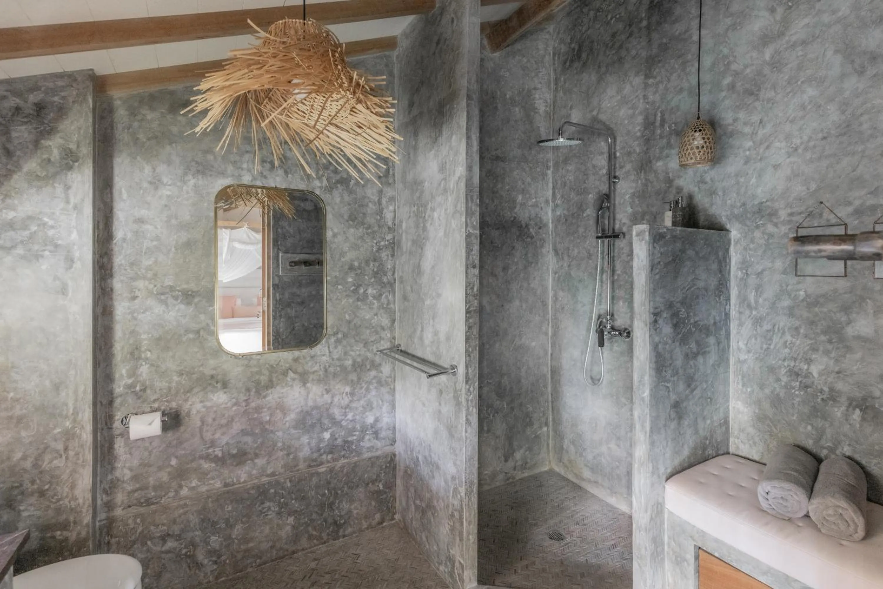 Bathroom in Villa Palm Jari 2 by Alfred in Bali
