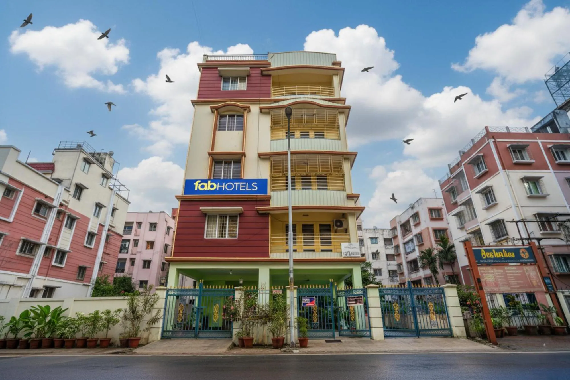 Property building in FabHotel Capital Casa