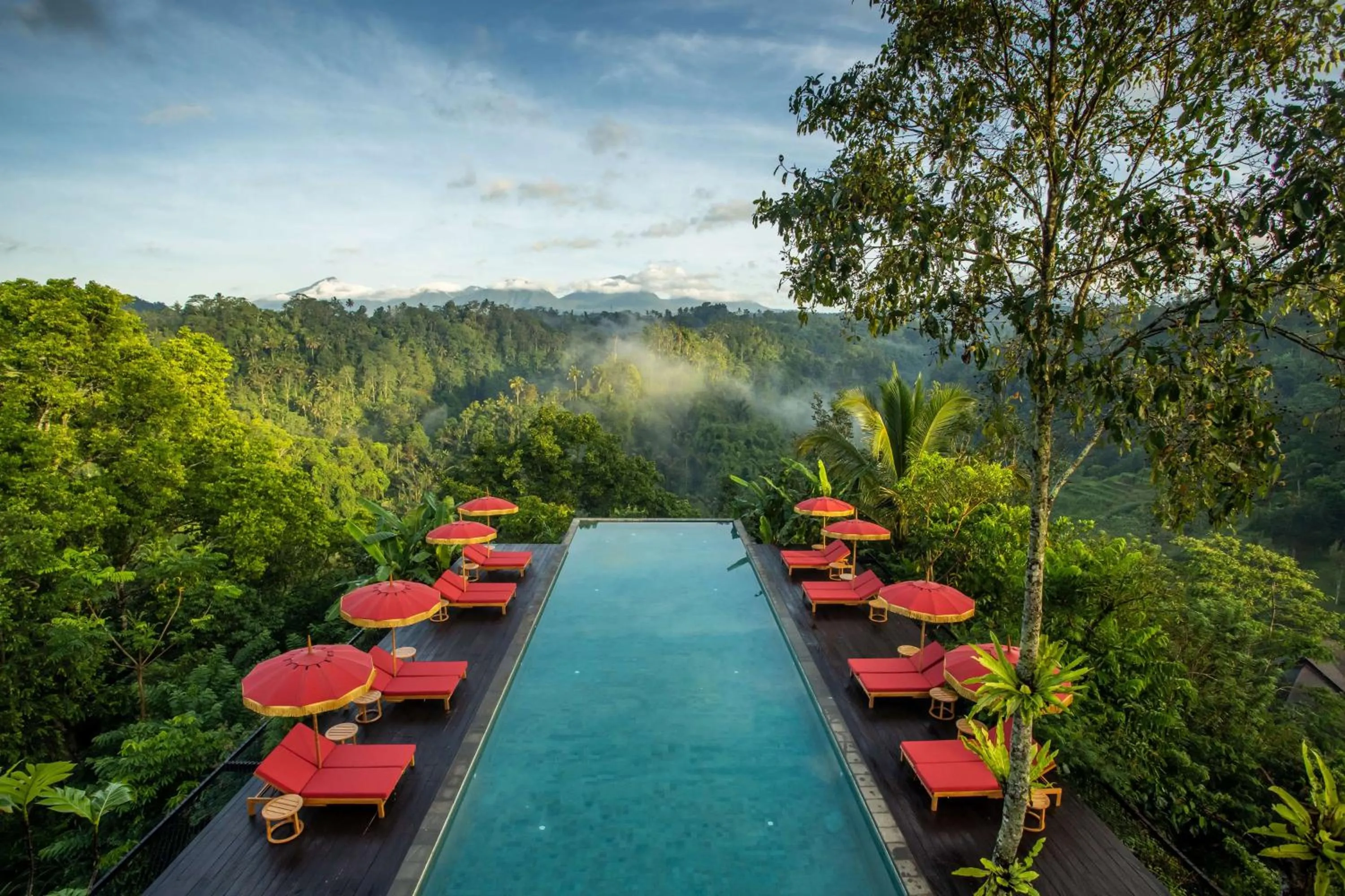 Pool view in Buahan, a Banyan Tree Escape