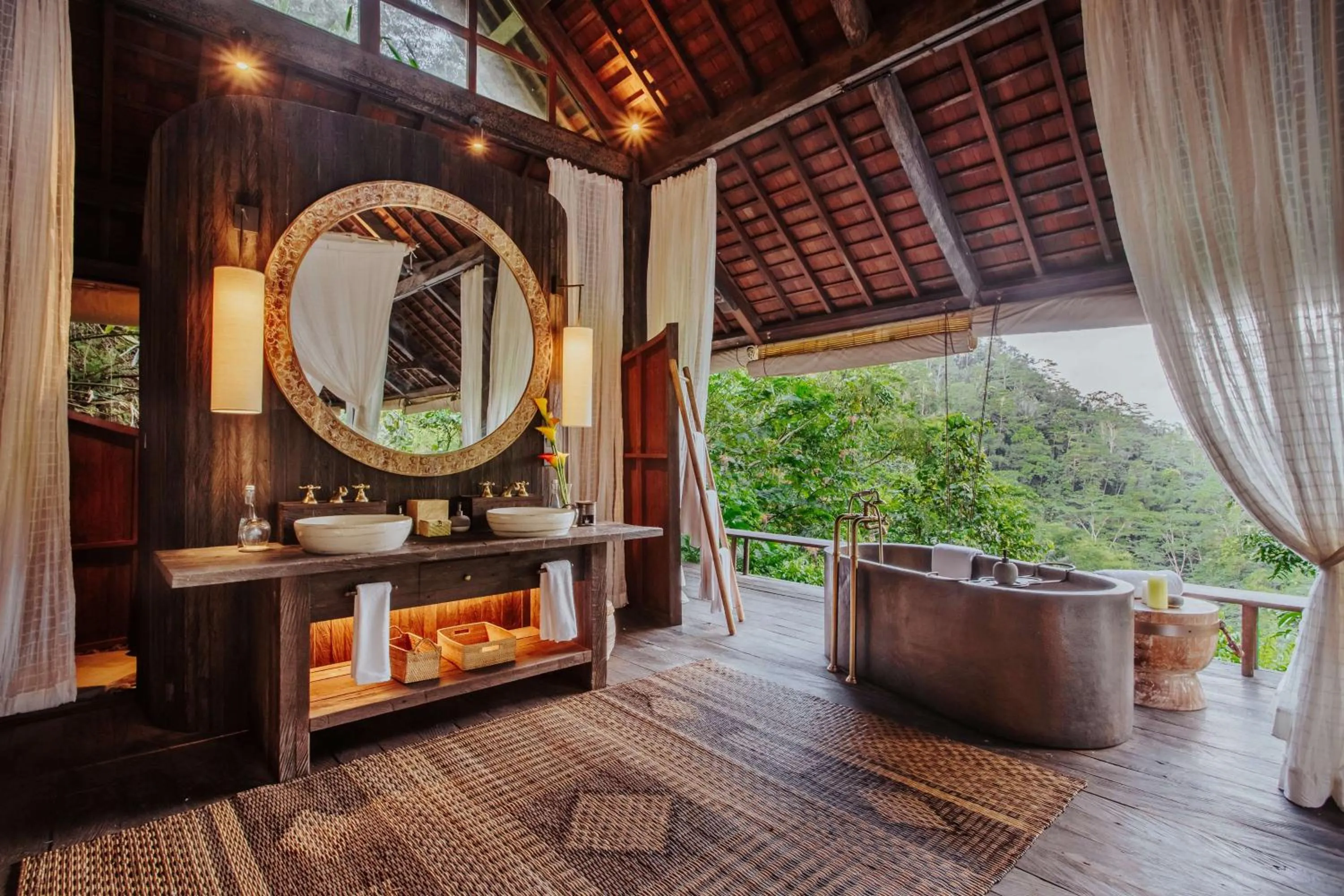 Bathroom in Buahan, a Banyan Tree Escape