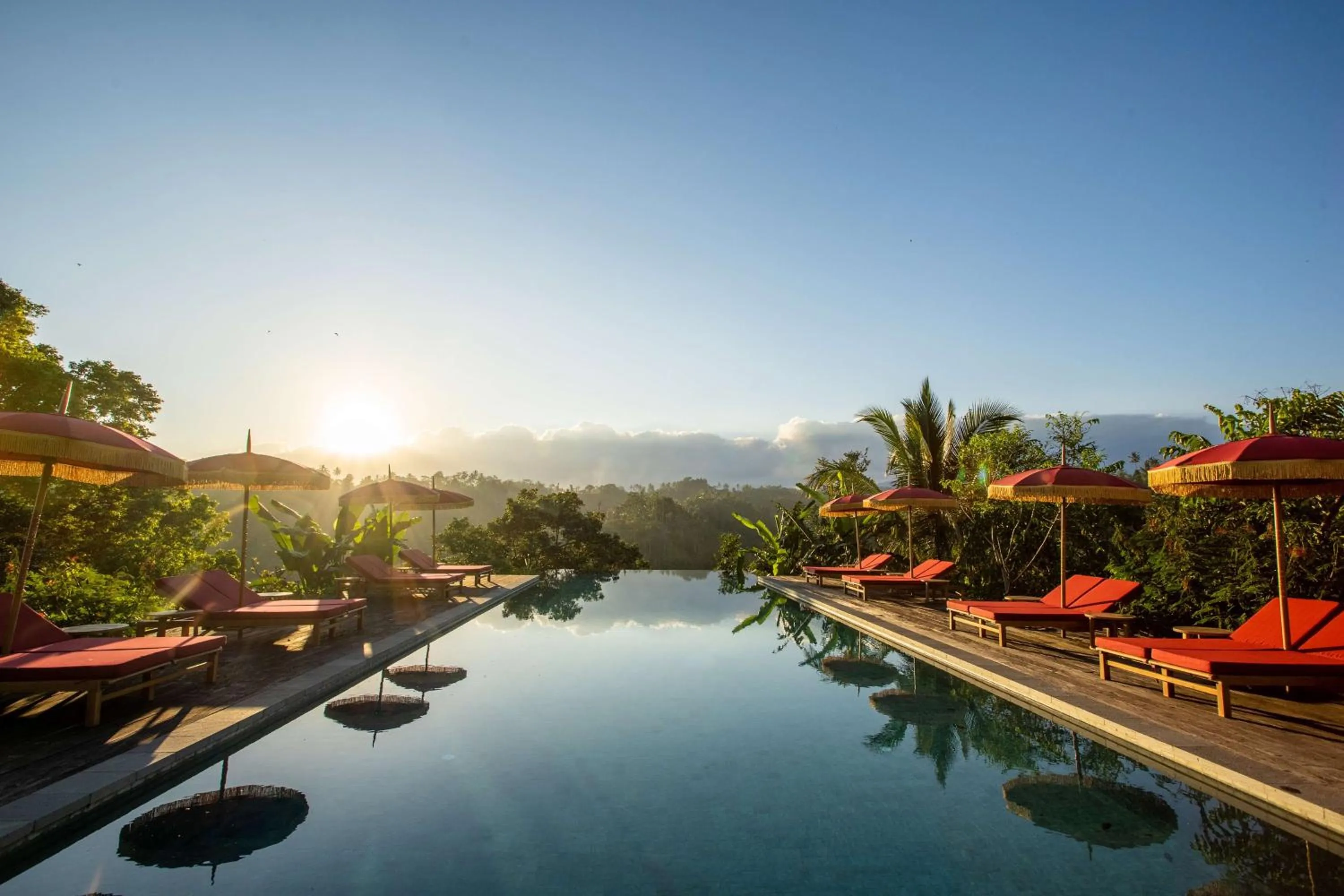 Pool view in Buahan, a Banyan Tree Escape