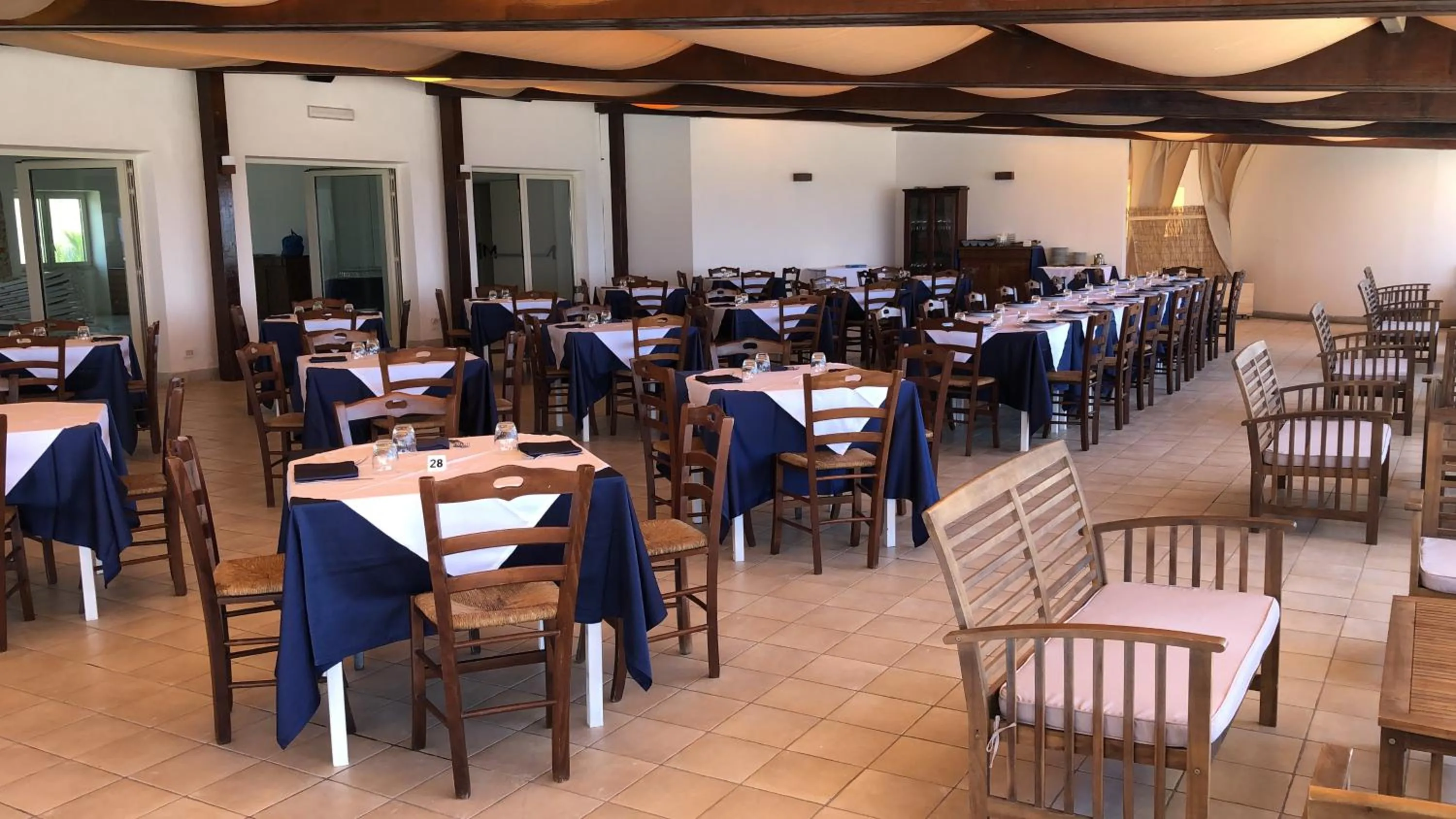 Restaurant/places to eat in Blu Hotel