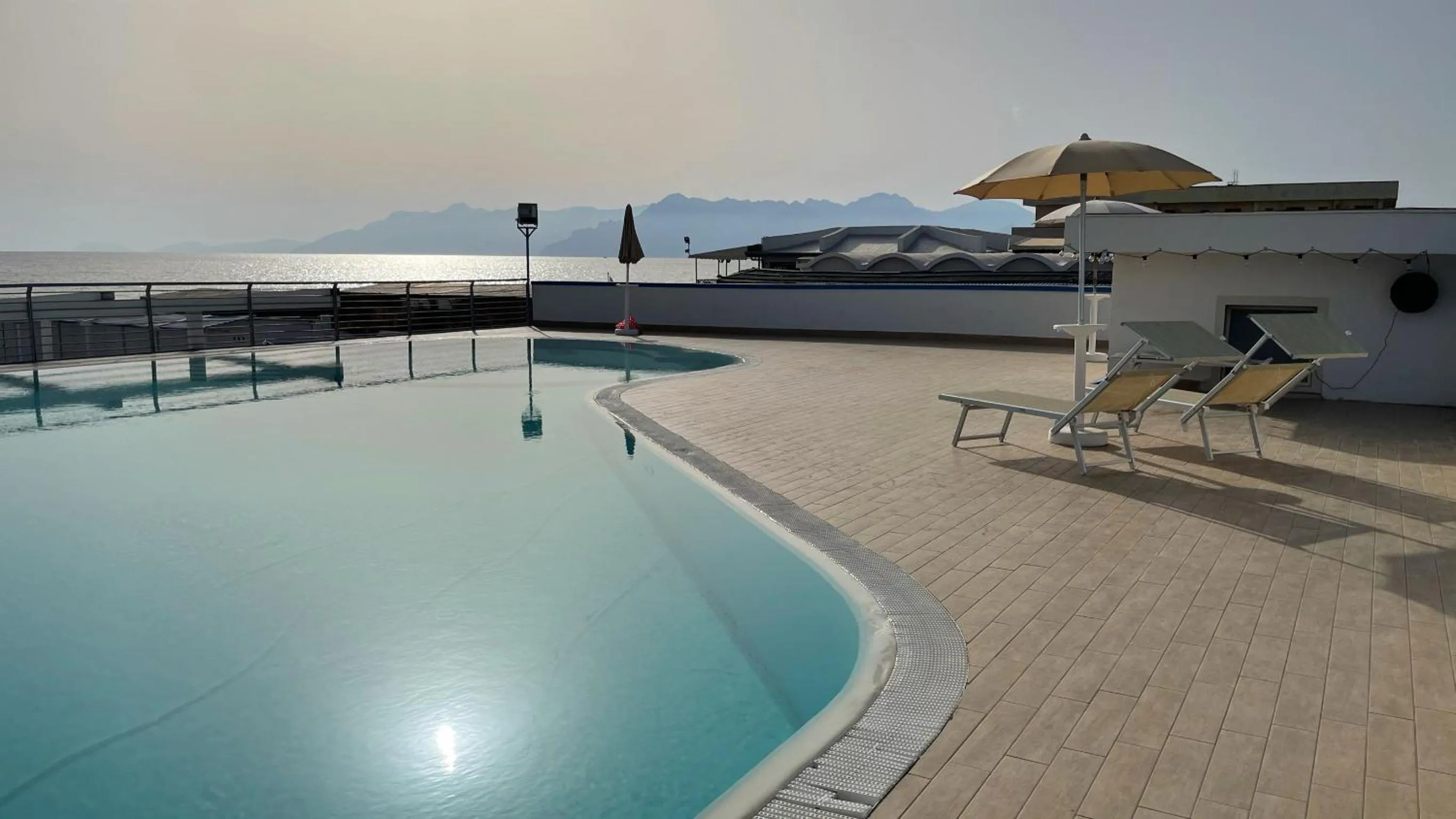 Pool view in Blu Hotel