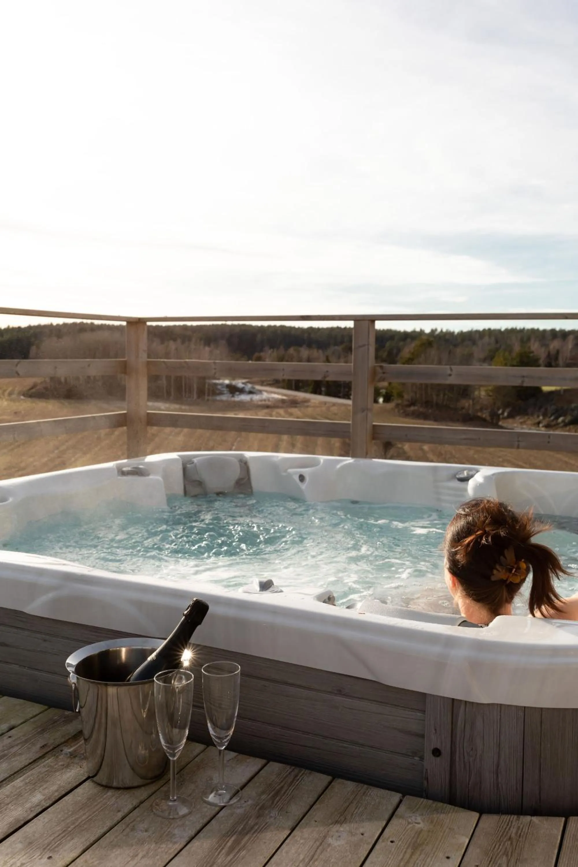 Hot Tub in Bergs Gård & Hållsvikens Gård
