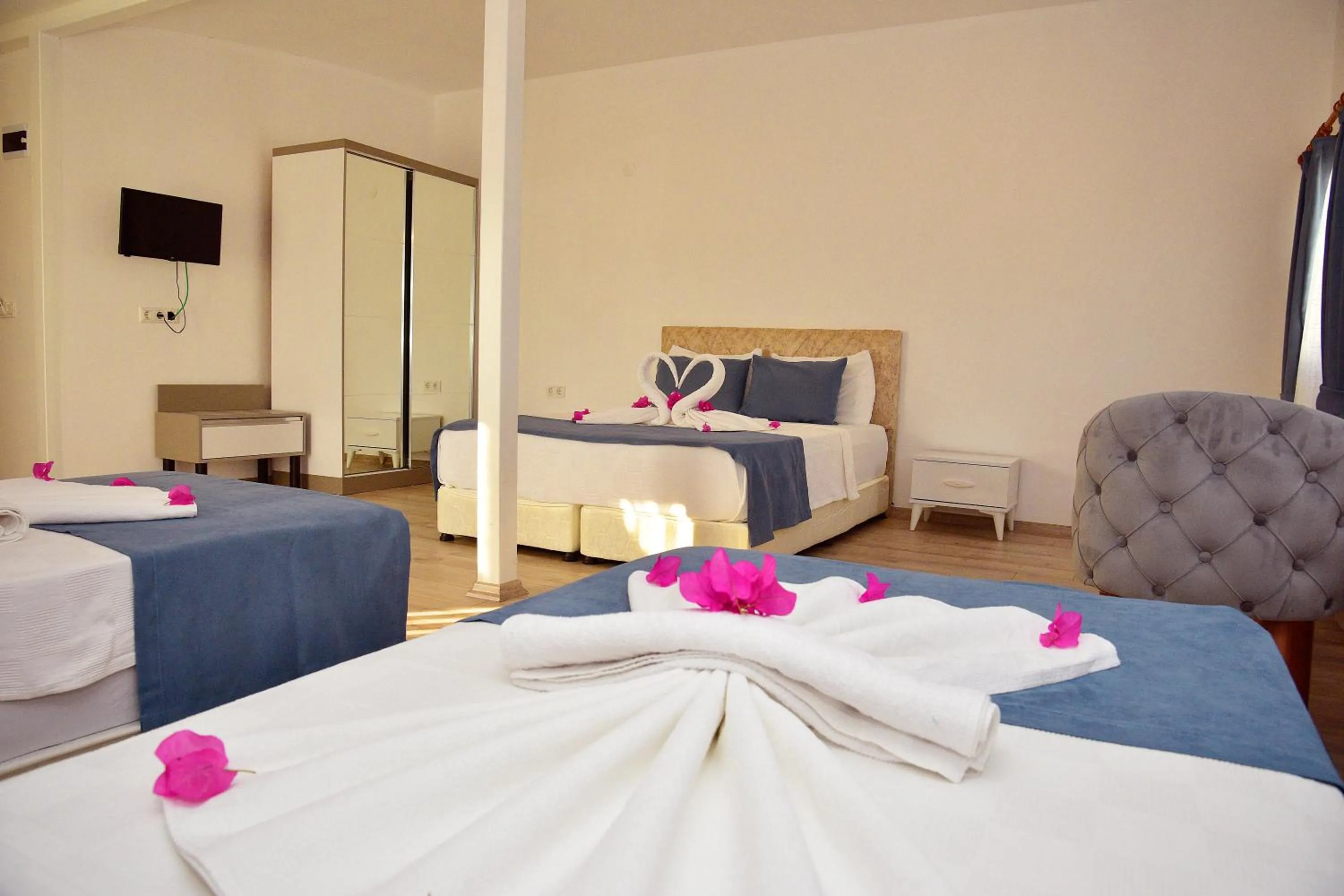 Bed in Demyra Boutique Hotel