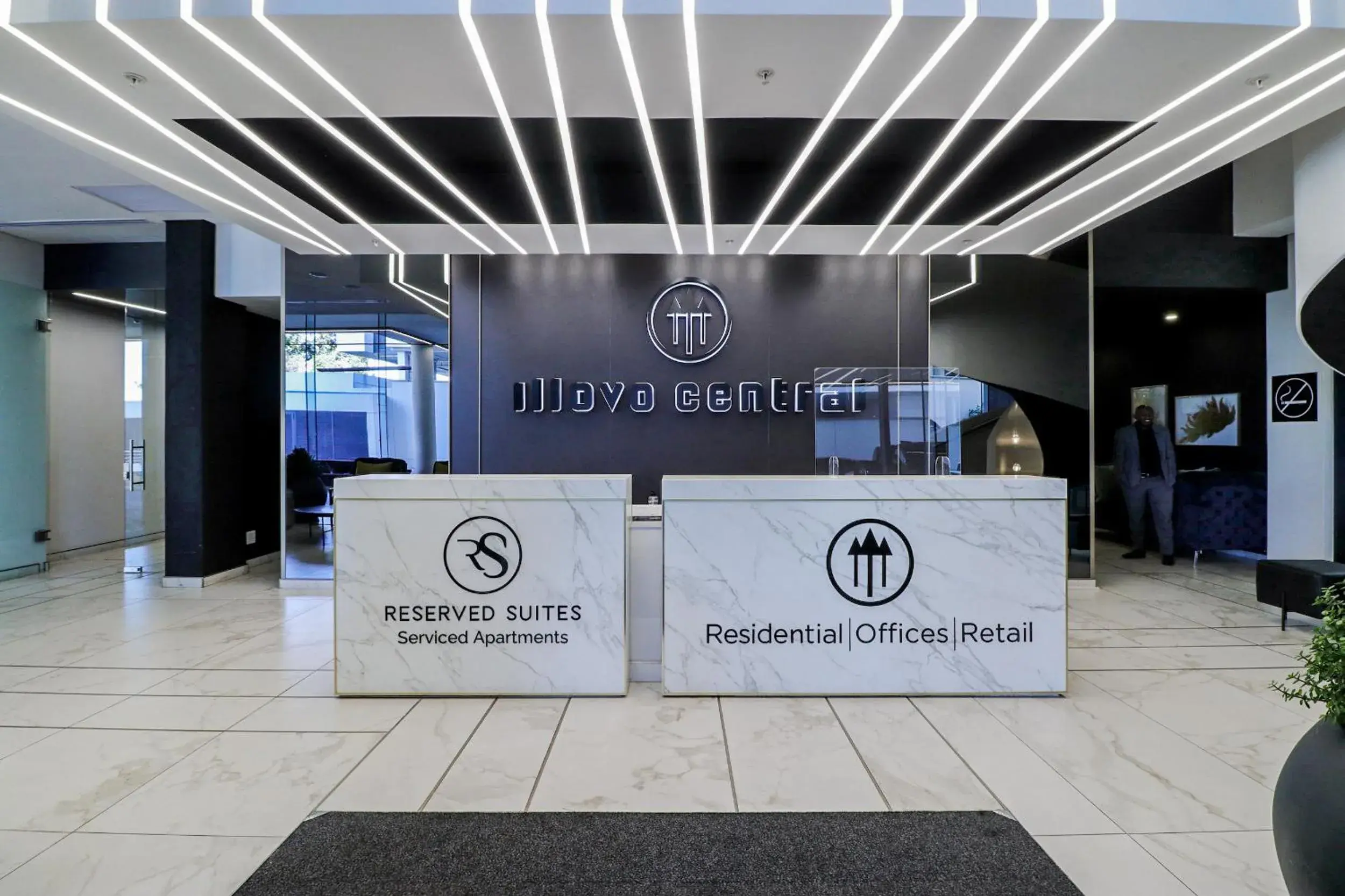 Lobby or reception in Reserved Suites Illovo Lobby or reception in Reserved Suites Illovo