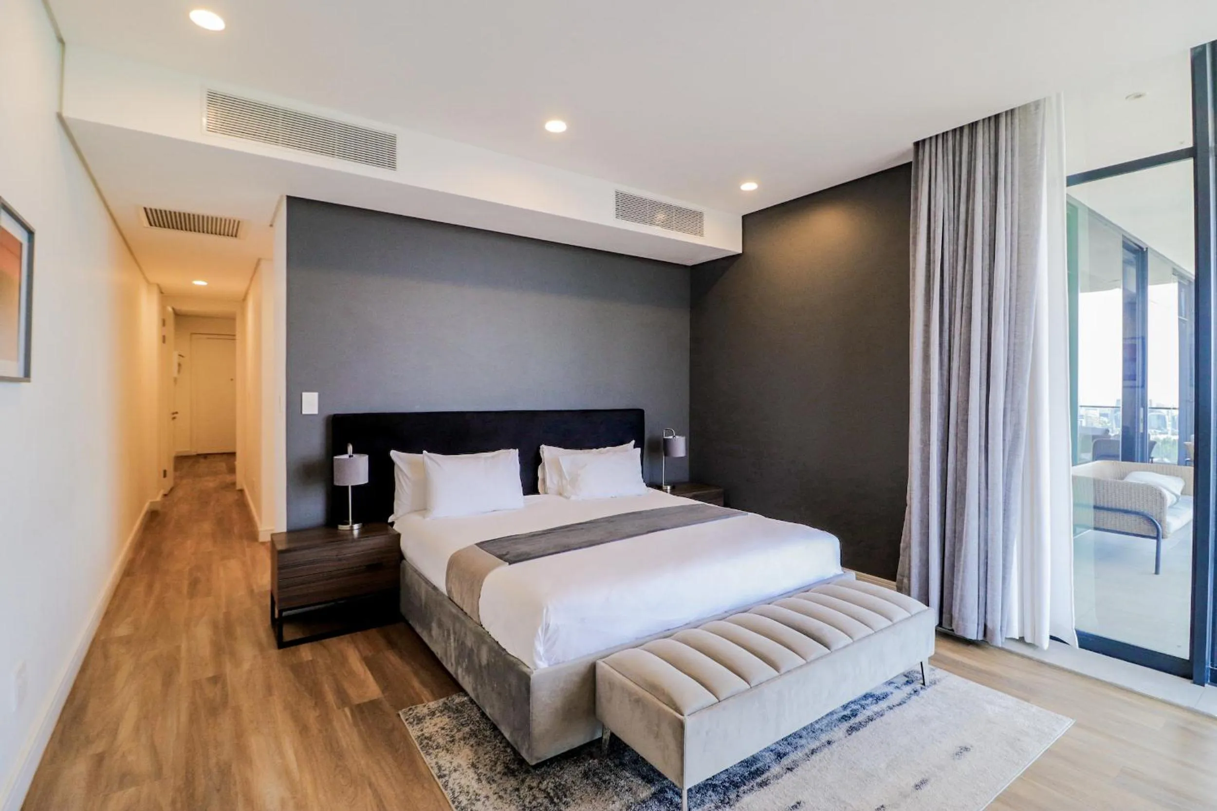 Bedroom, Bed in Reserved Suites Illovo