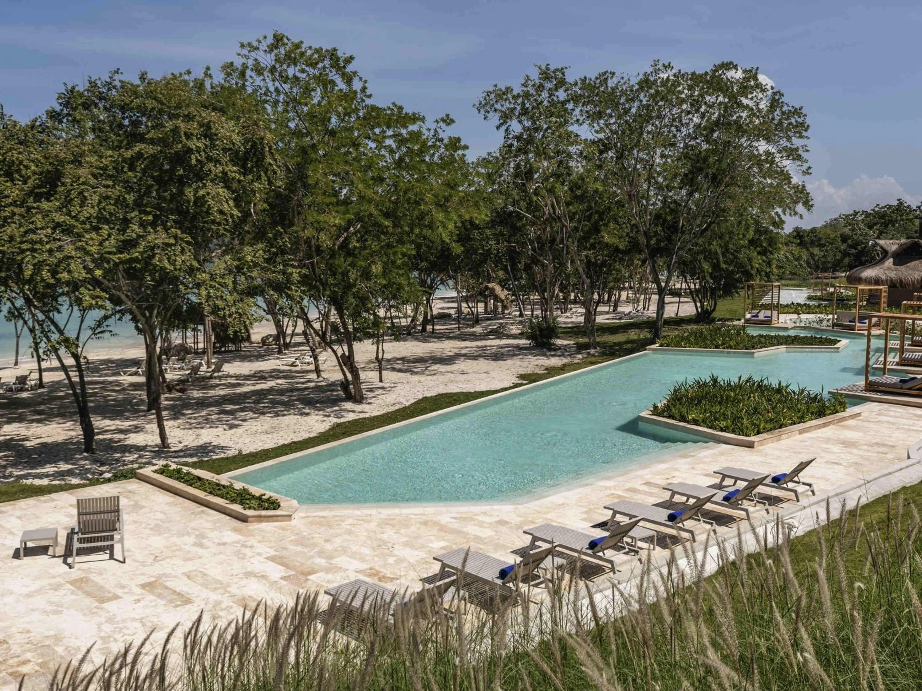 Pool view in Sofitel Barú Cartagena