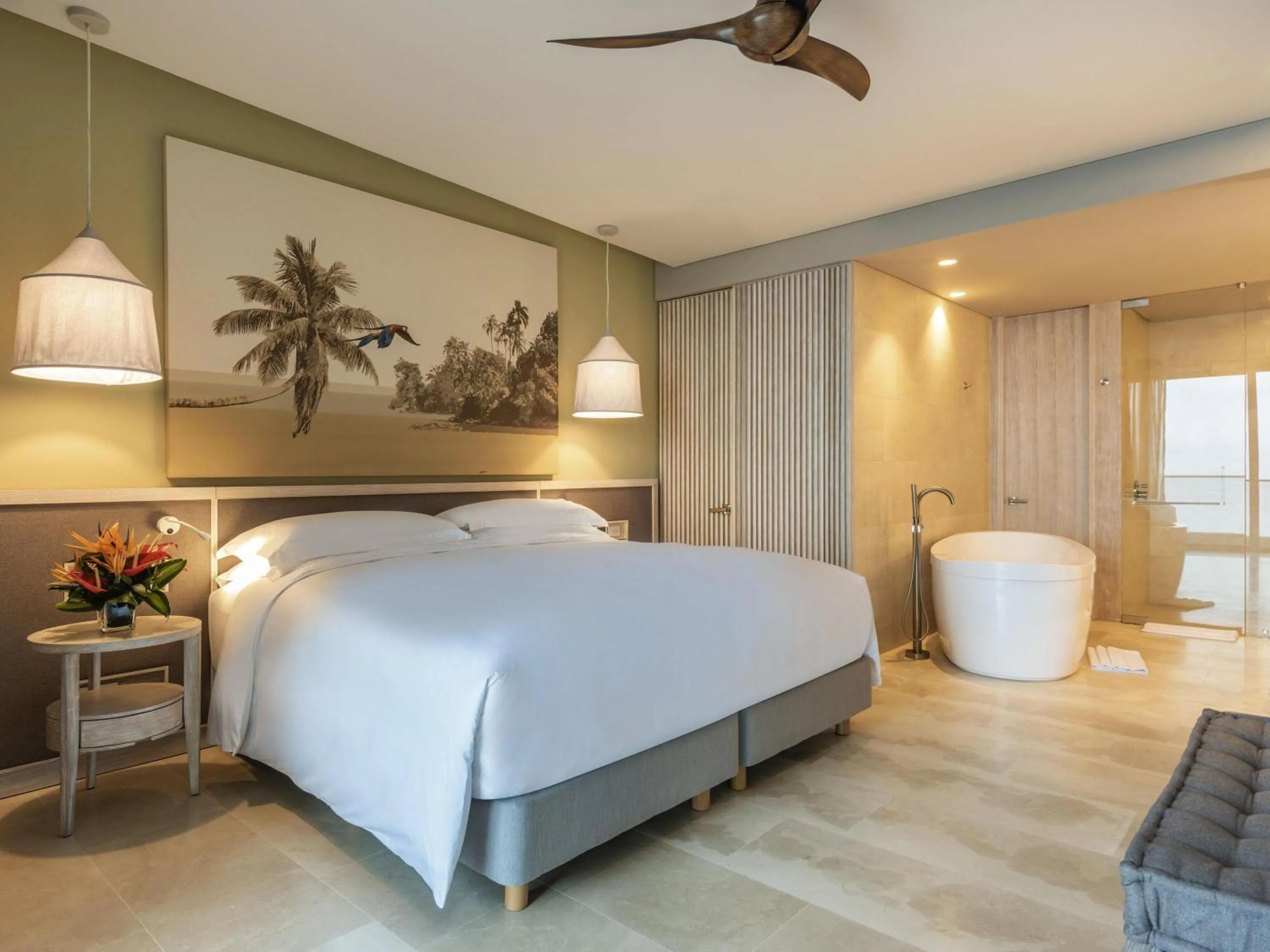 Bedroom, Bed in Sofitel Barú Cartagena