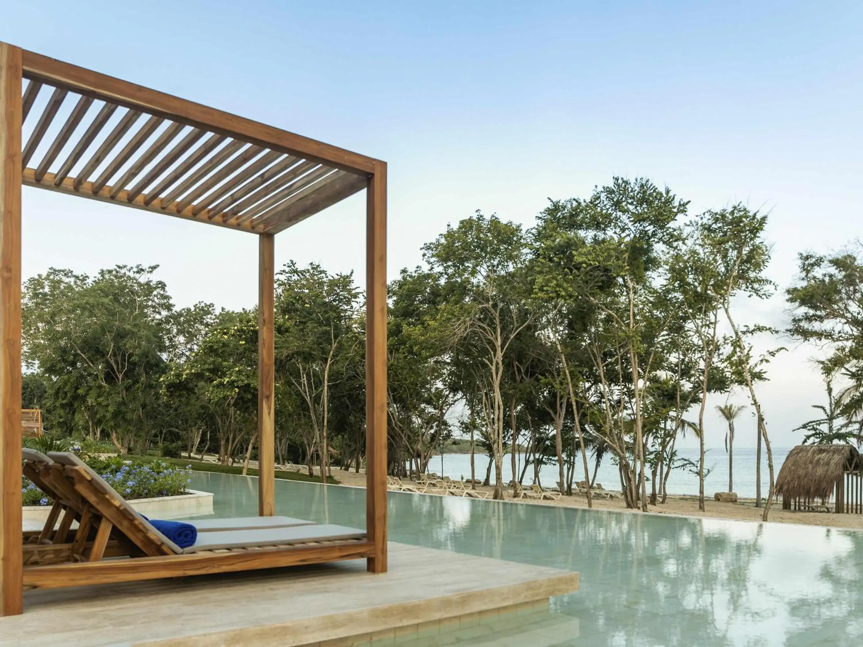 Pool view in Sofitel Barú Cartagena Pool view in Sofitel Barú Cartagena