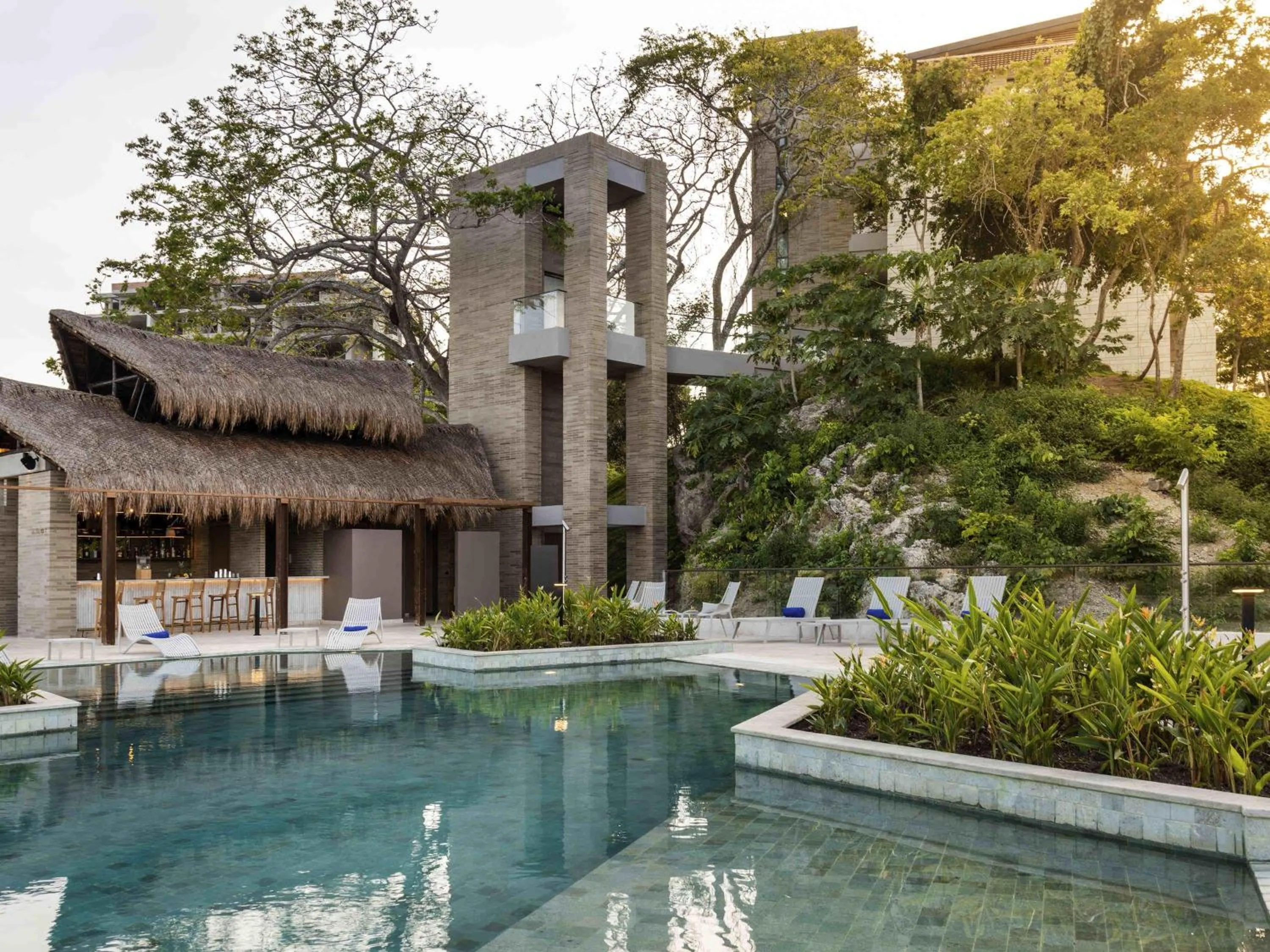 Pool view in Sofitel Barú Cartagena