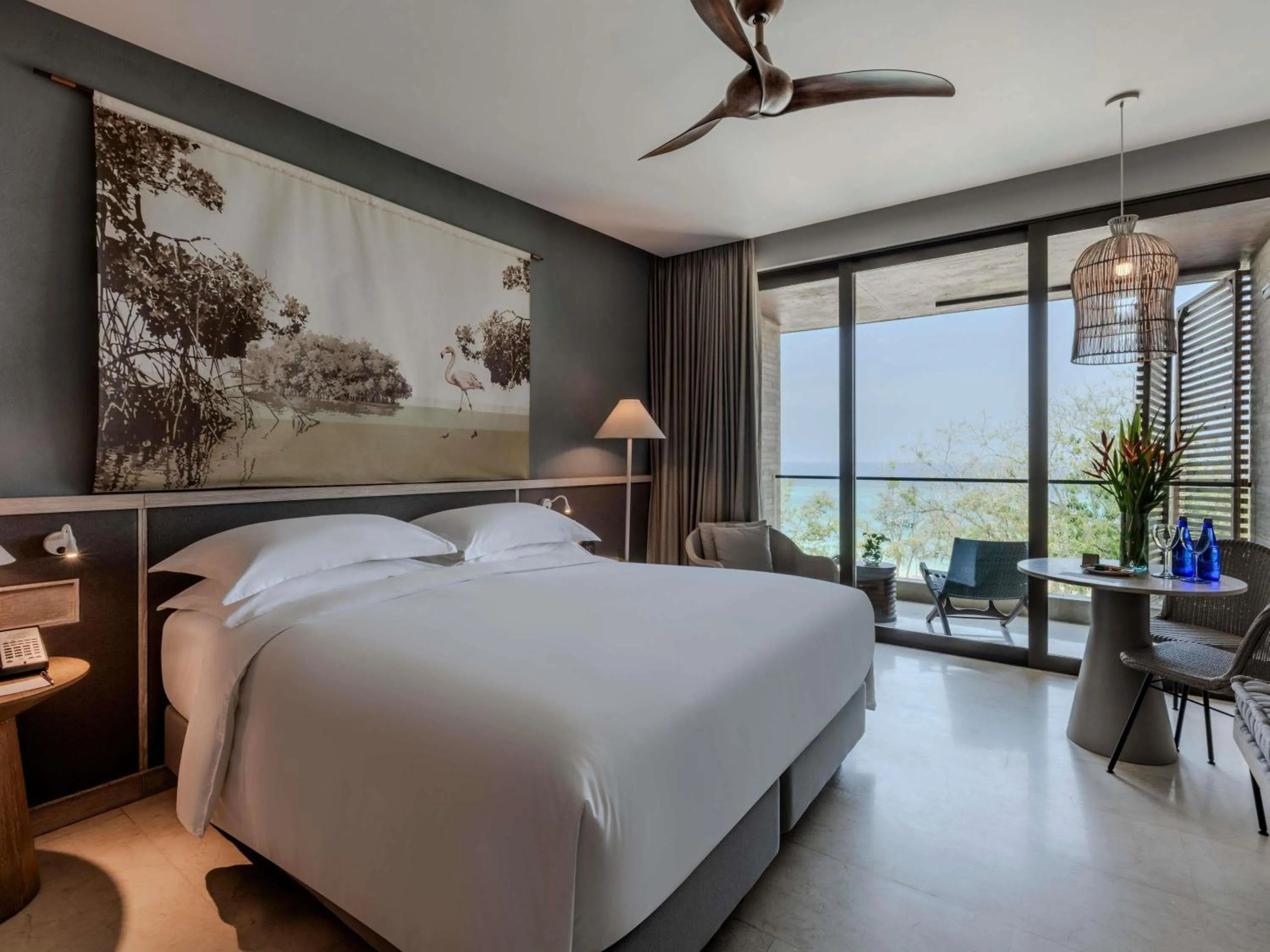 Bedroom, Bed in Sofitel Barú Cartagena