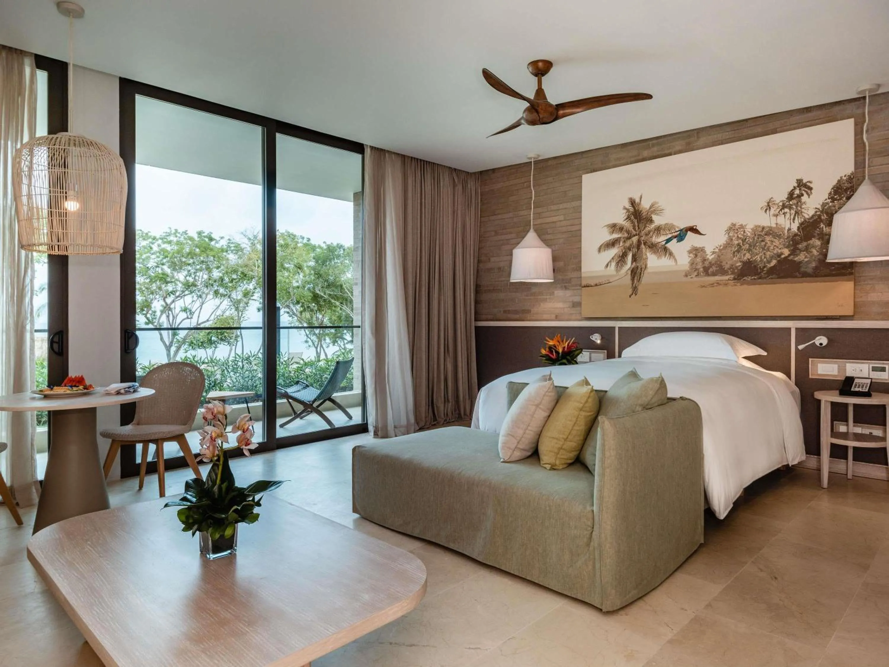 Bedroom, Bed in Sofitel Barú Cartagena