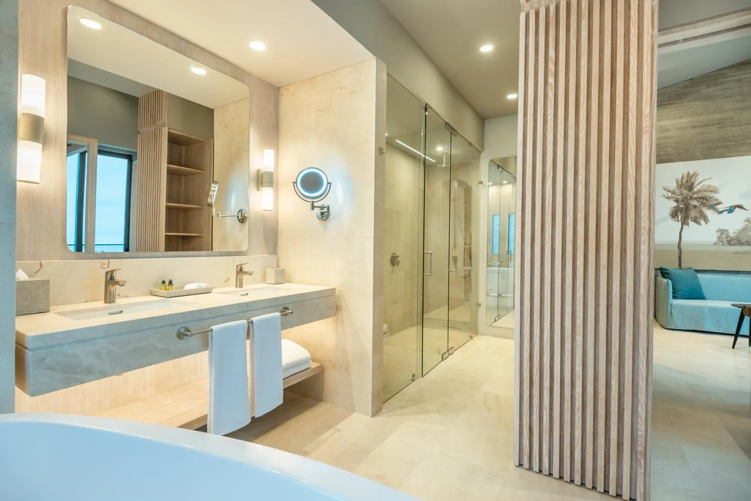 Shower in Sofitel Barú Cartagena