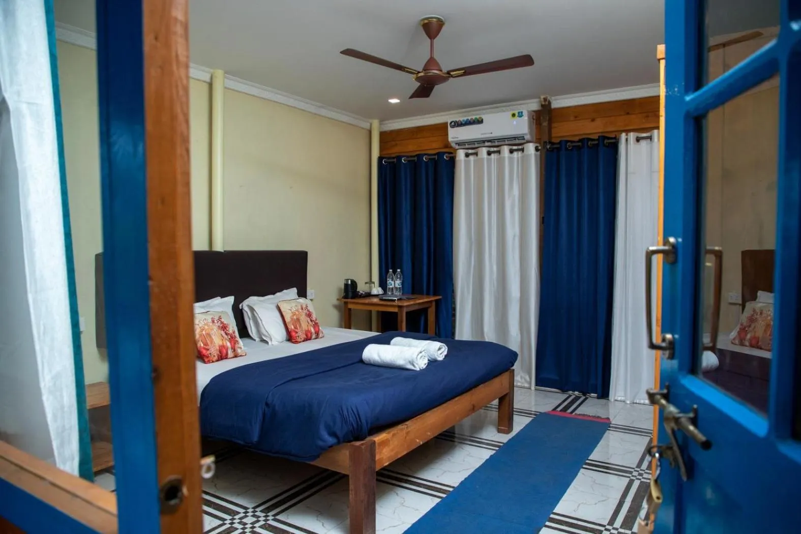 Bed in Agonda island view