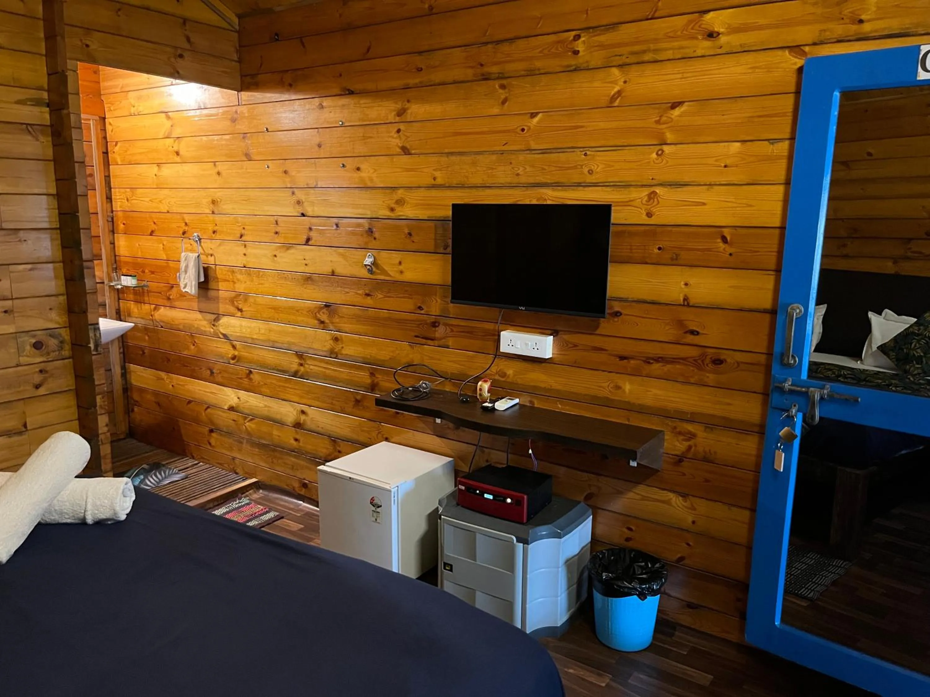 Property building, Bed in Agonda island view