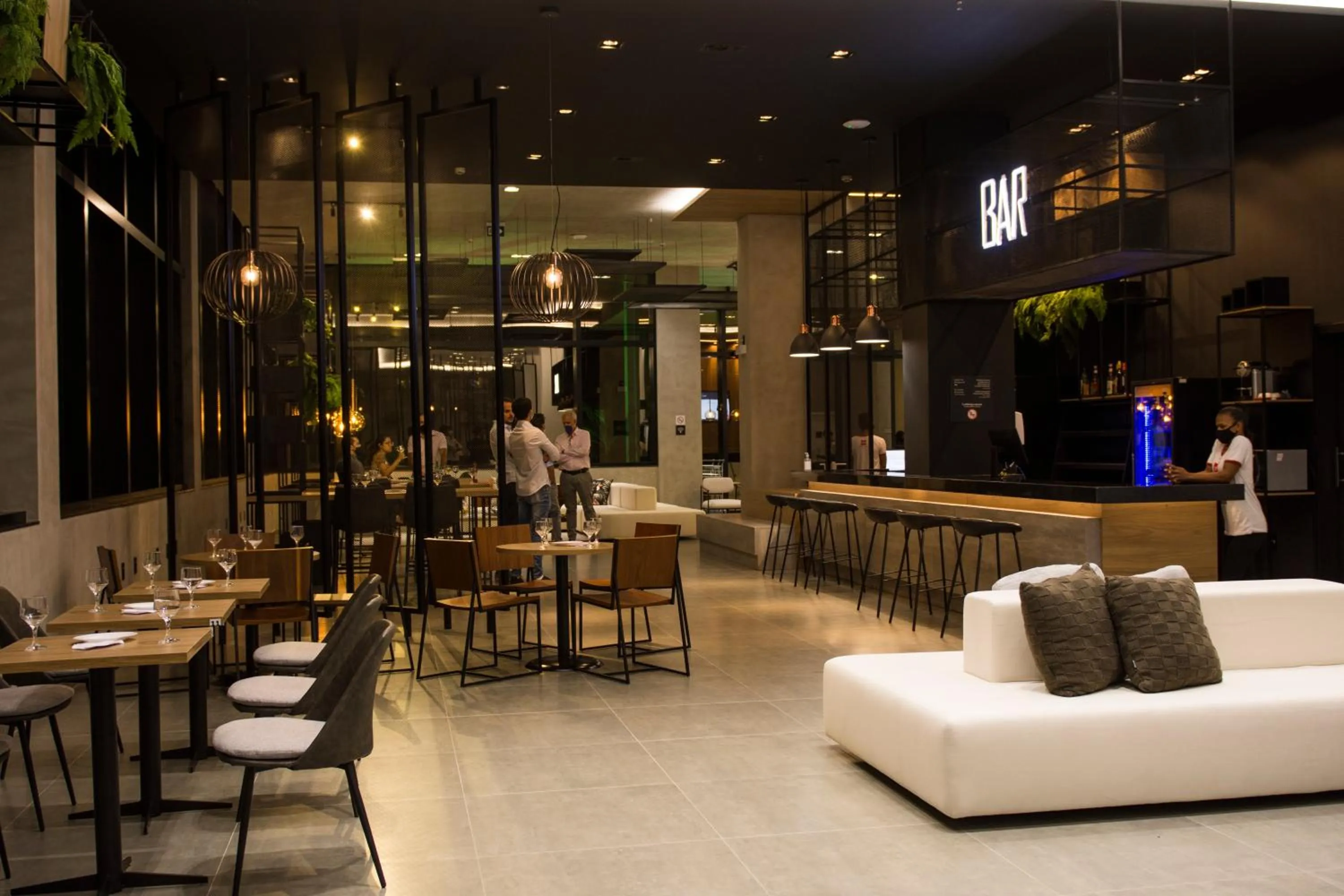 Lounge or bar in ibis Nova Serrana