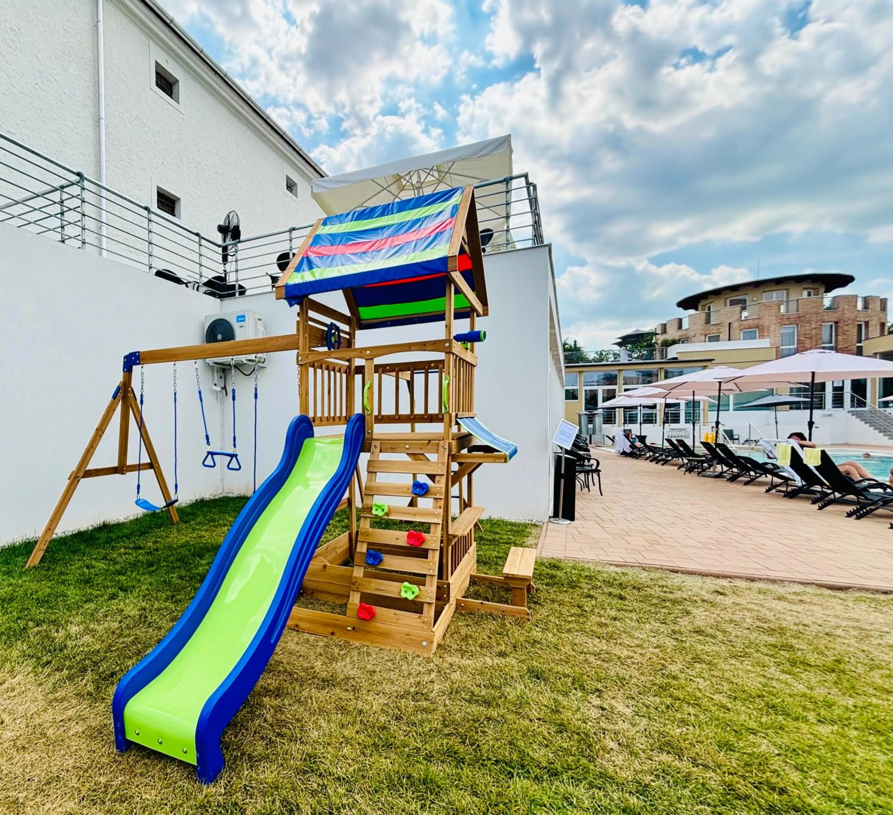 Property building in CE Plaza Hotel