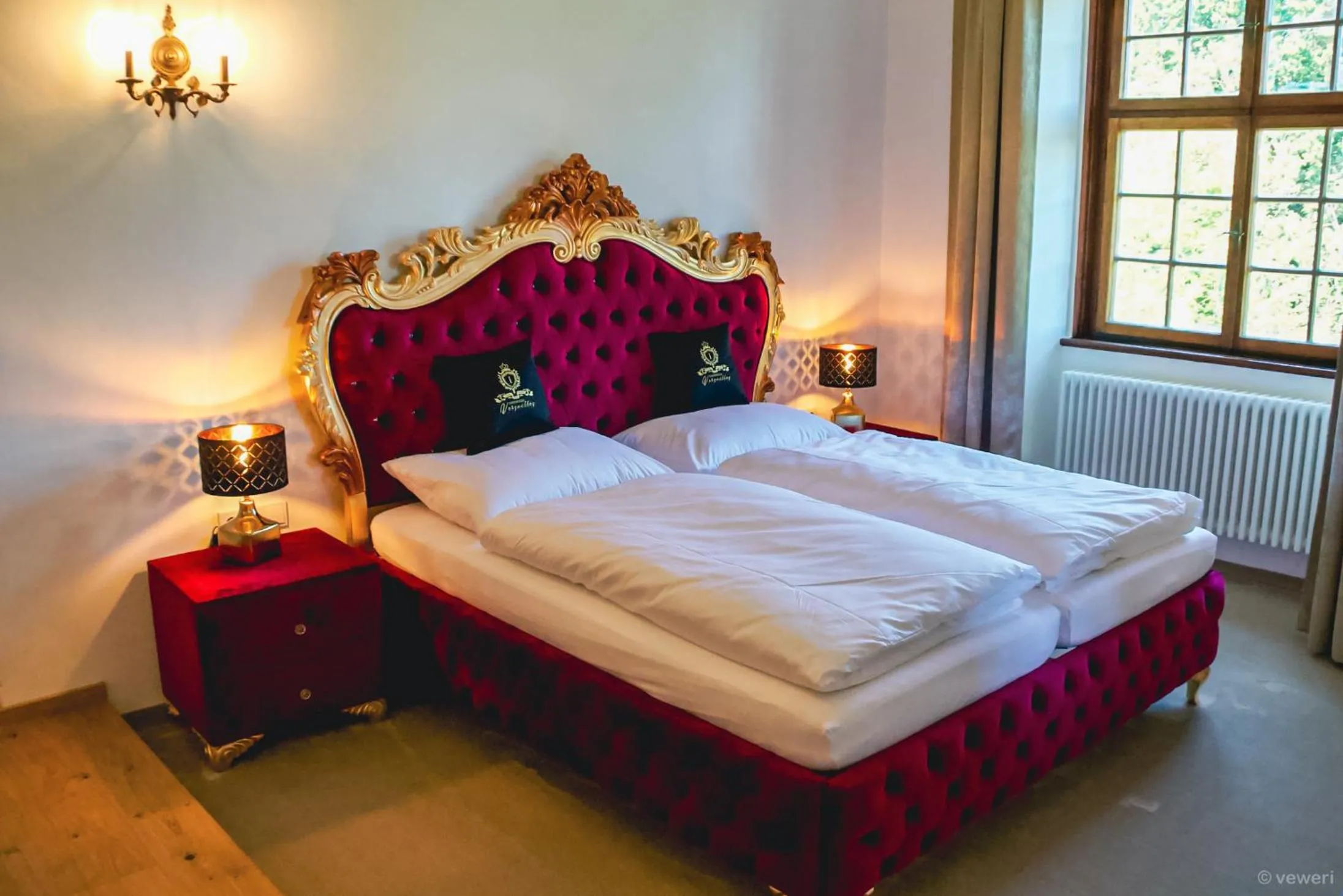 Bedroom, Bed in Innviertler Versailles