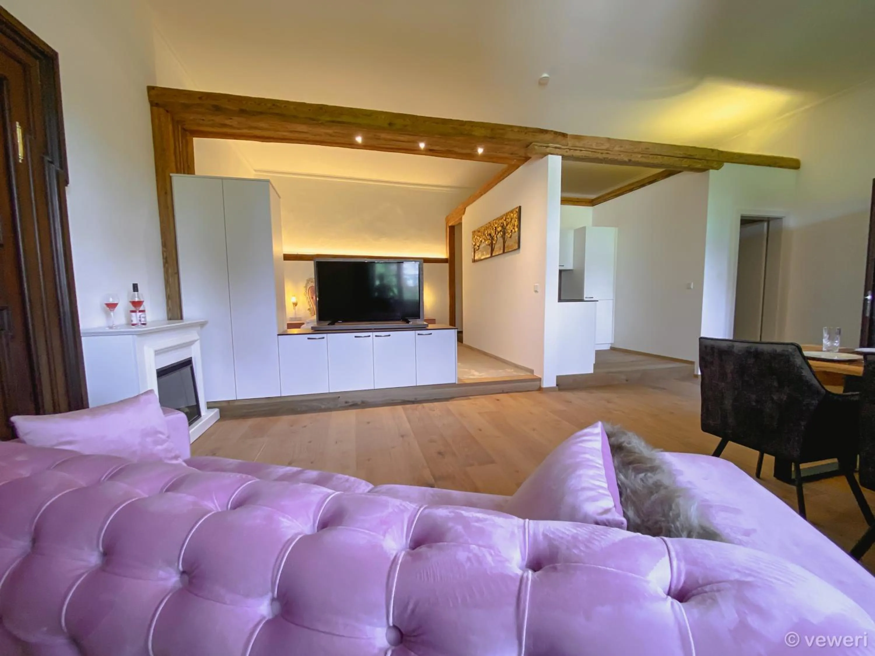 Living room, Bed in Innviertler Versailles