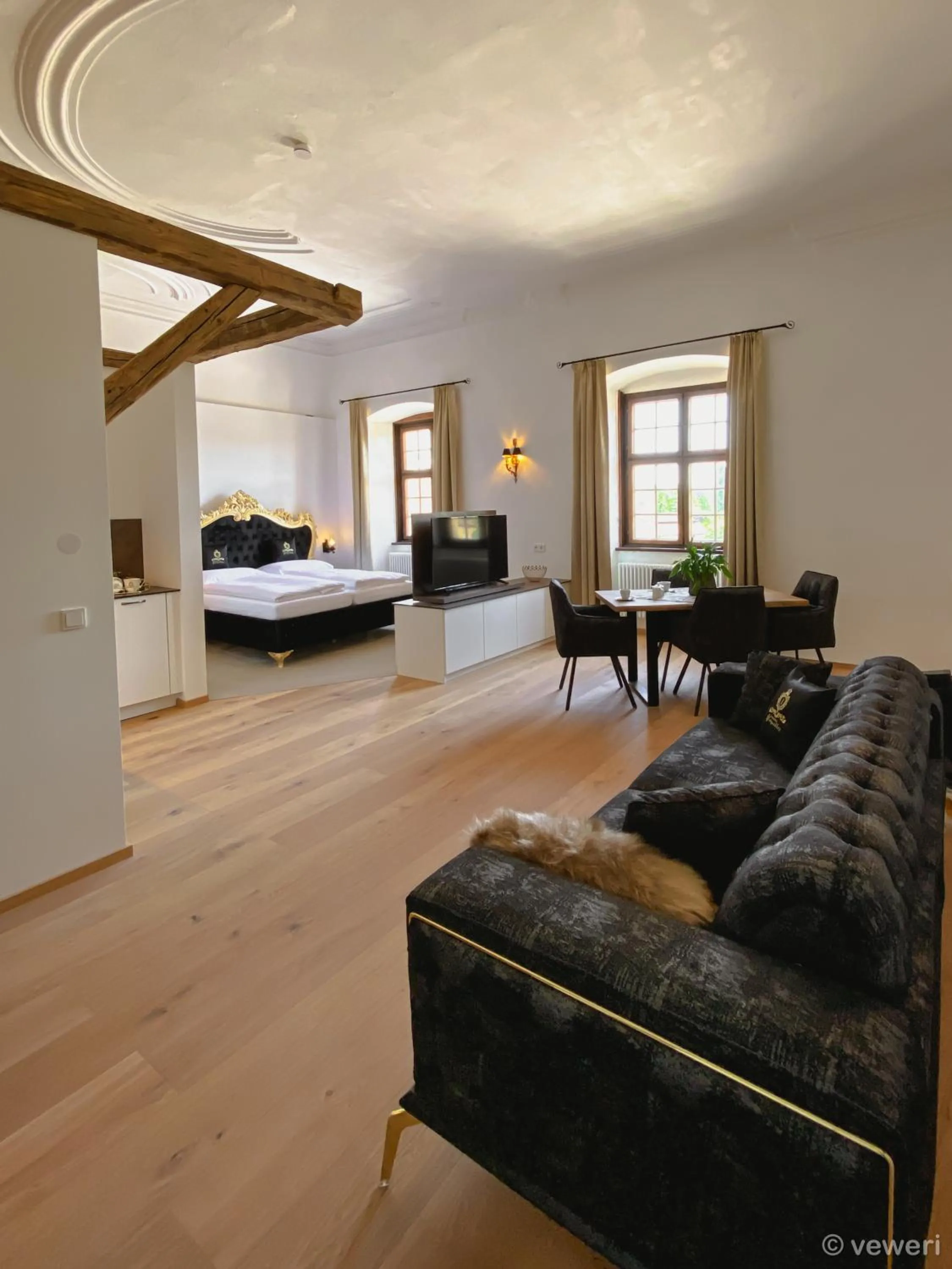 Living room, Bed in Innviertler Versailles