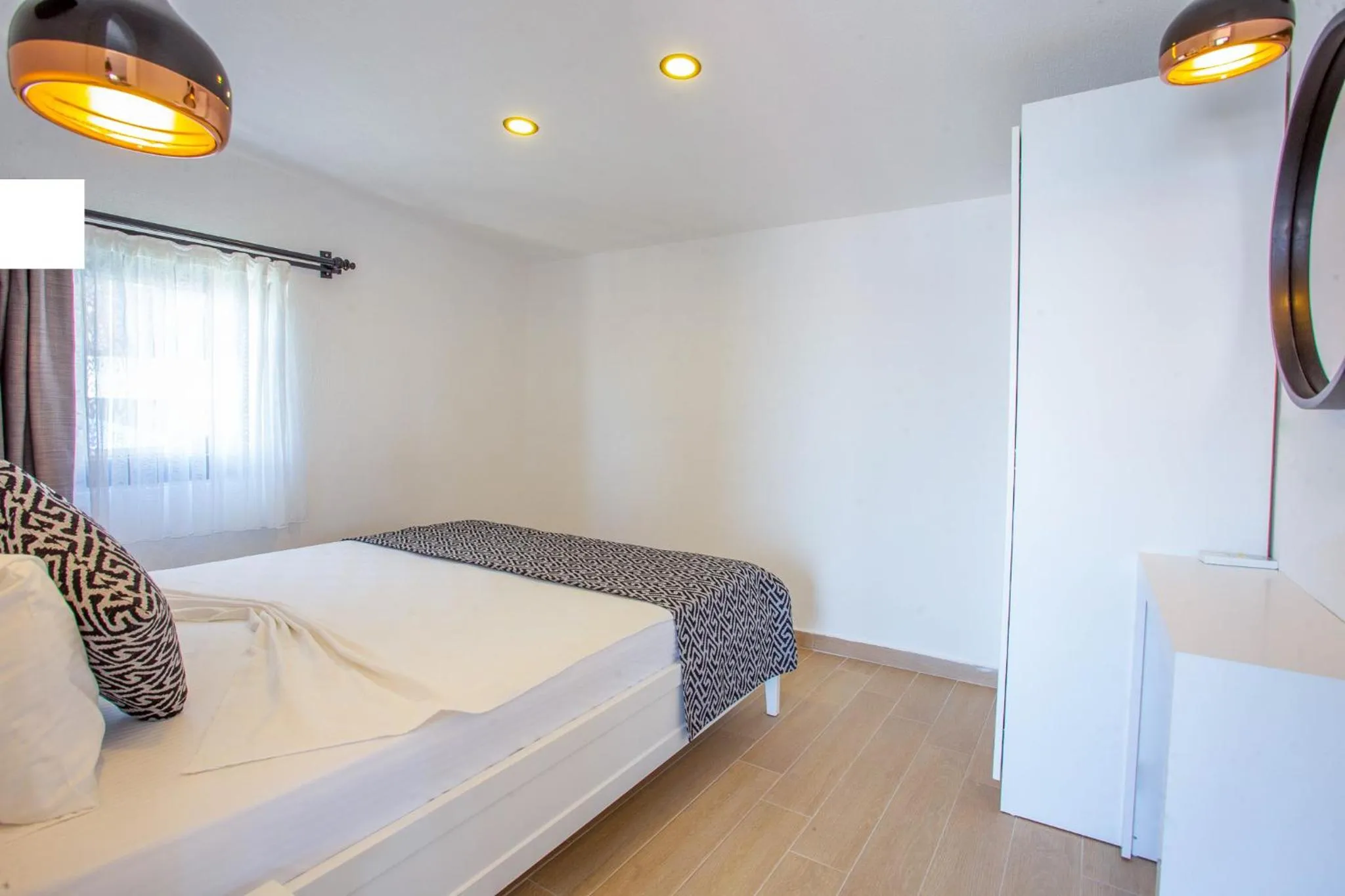 Bed in Lobelya Suites