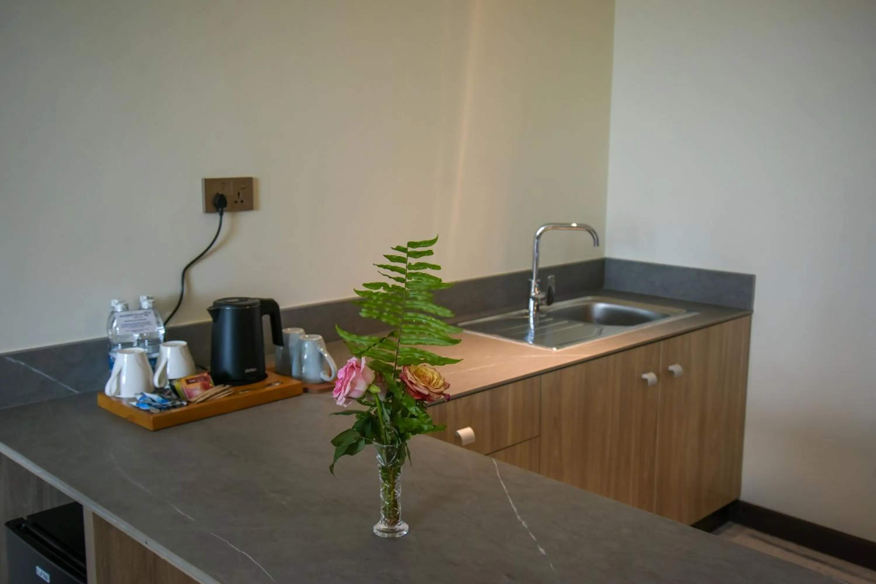 Kitchen or kitchenette in Golden Tulip Zanzibar Airport Hotel & Spa