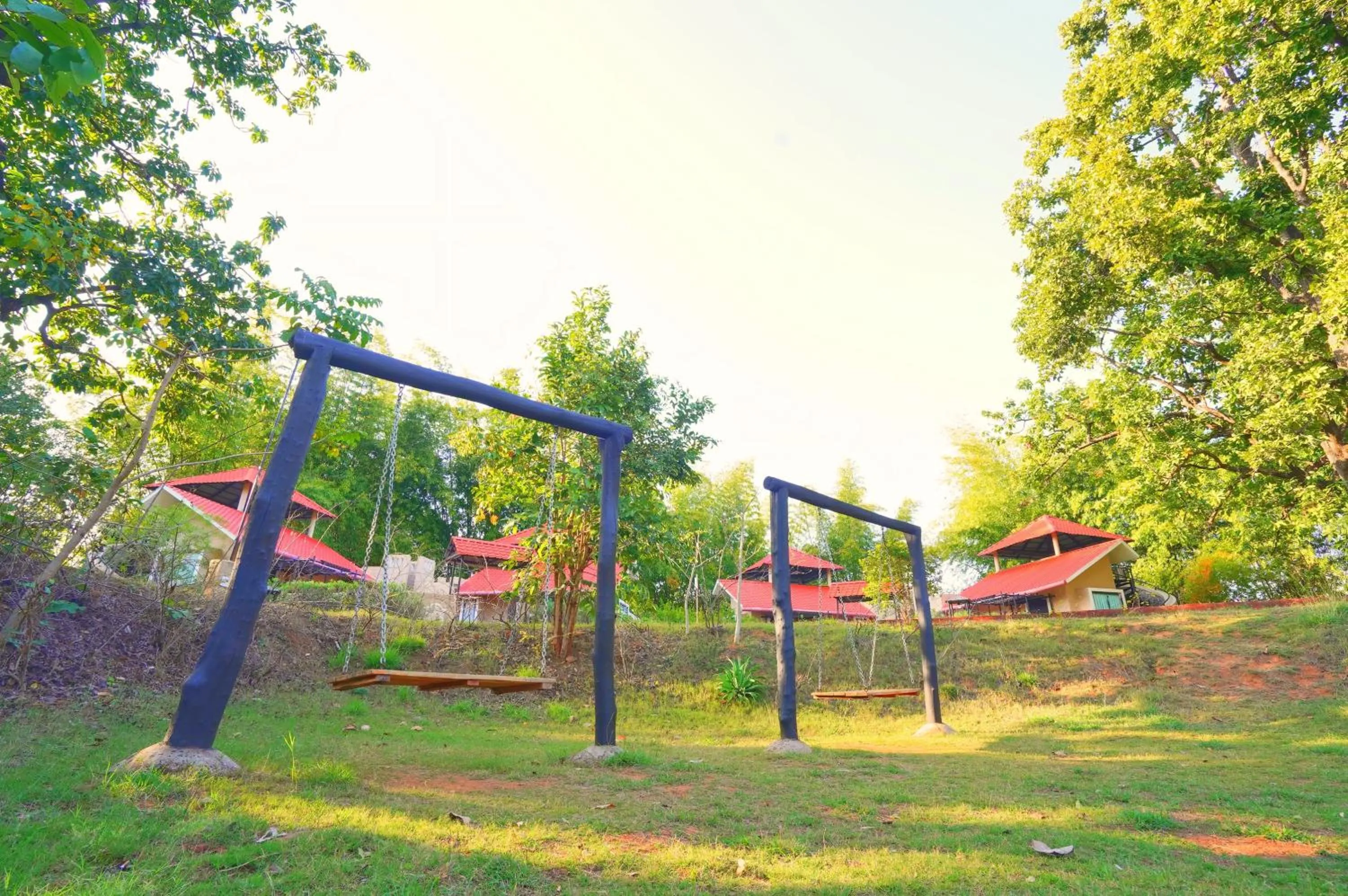 Children play ground in Bundela Bandhavgarh by Octave