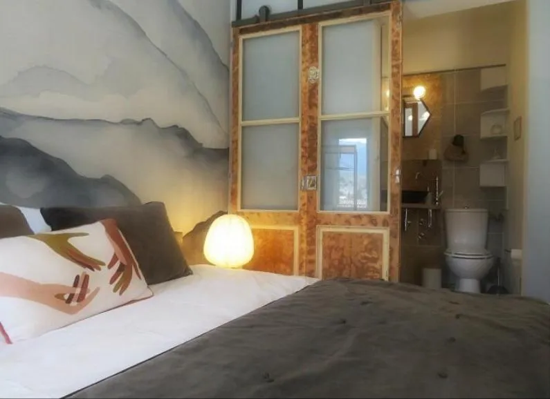 Bathroom, Bed in La Belle D'Âme - Guest House