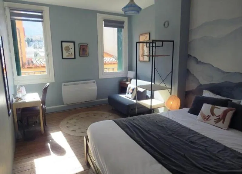 Bed in La Belle D'Âme - Guest House