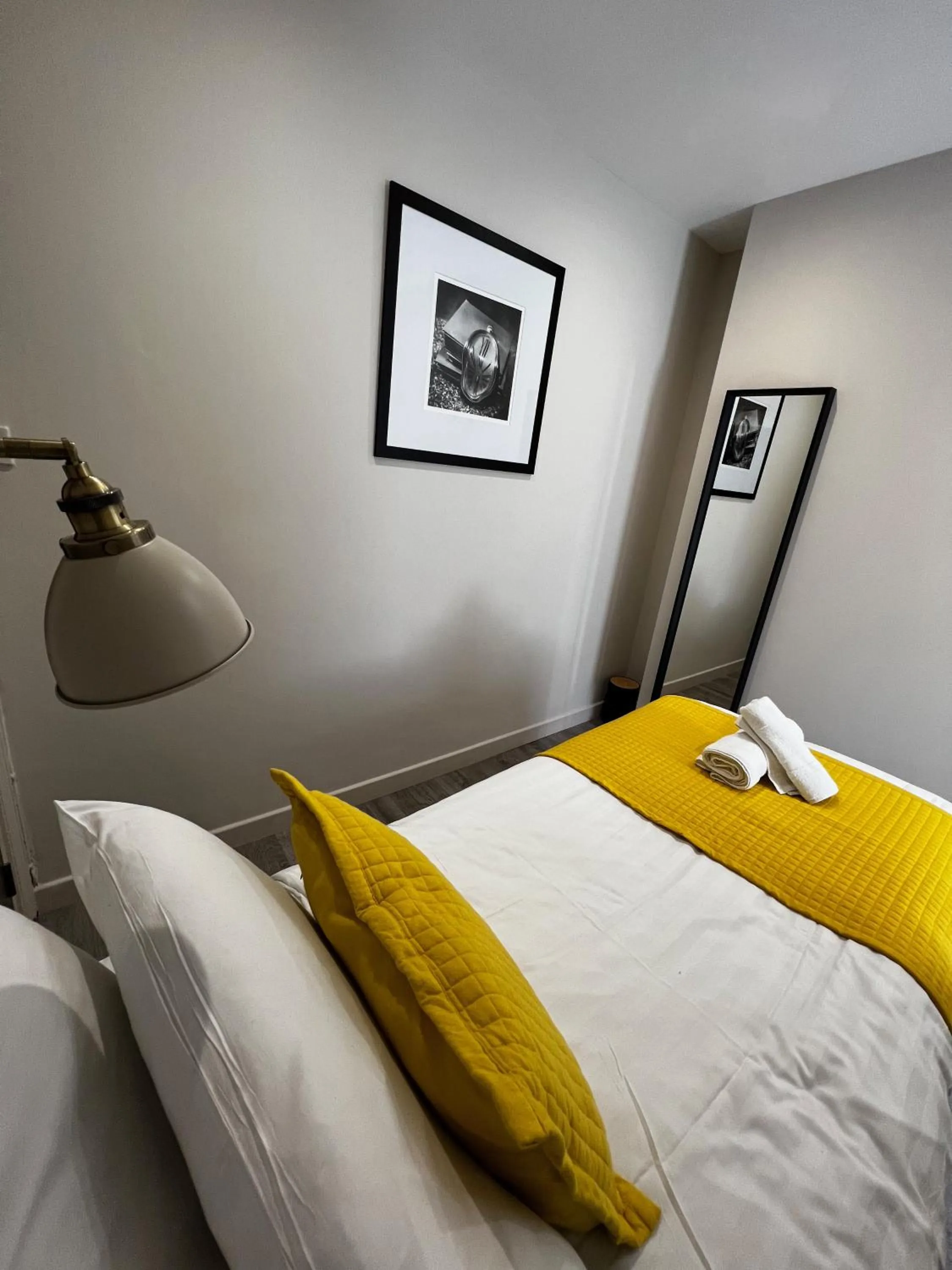 Bed in Pearl & Pebbles Eastbourne