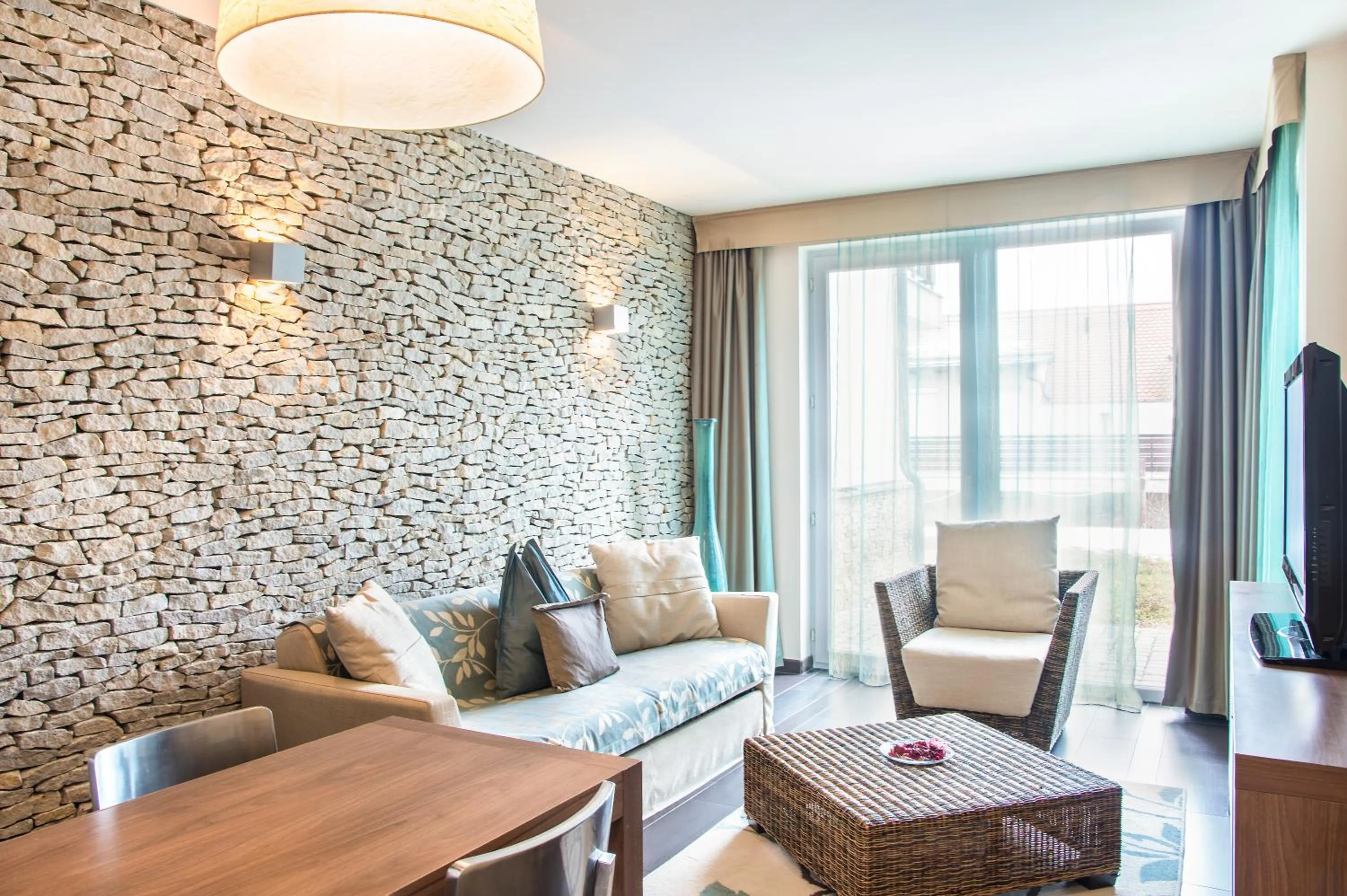 Living room in Echo Residence All Suite Hotel