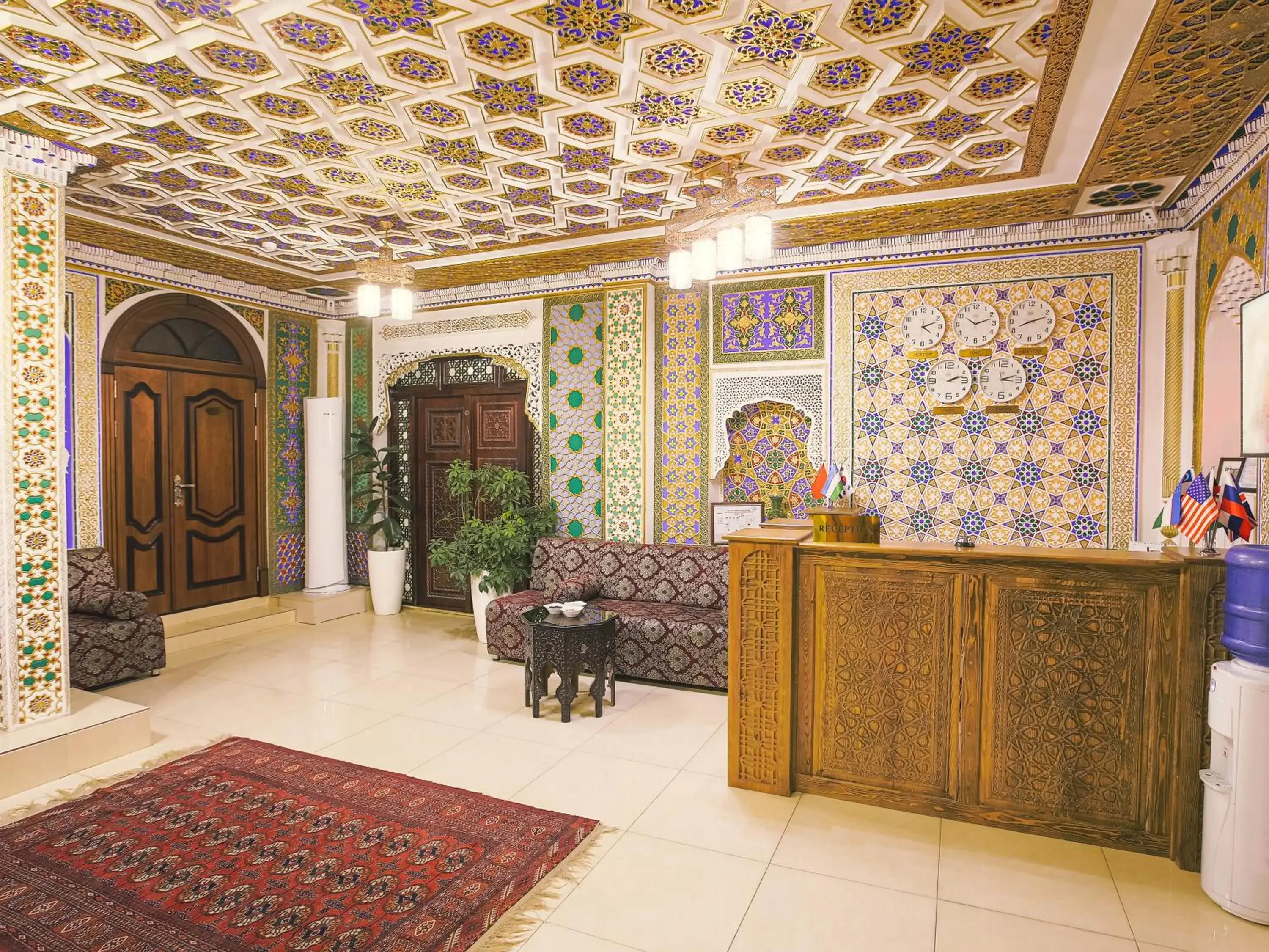 Lobby or reception in Rayyan Hotel Bukhara Lobby or reception in Rayyan Hotel Bukhara
