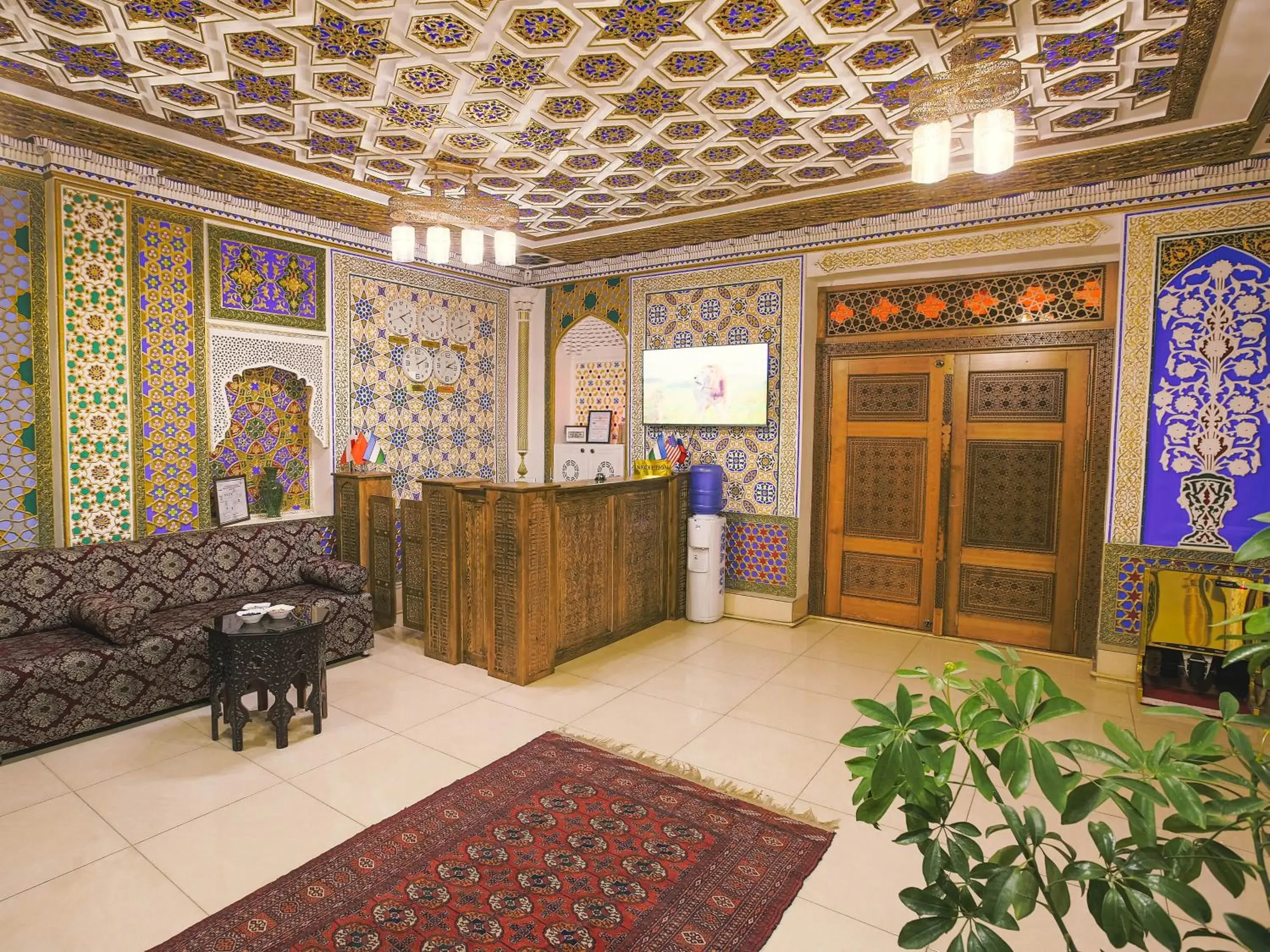 Lobby or reception in Rayyan Hotel Bukhara Lobby or reception in Rayyan Hotel Bukhara