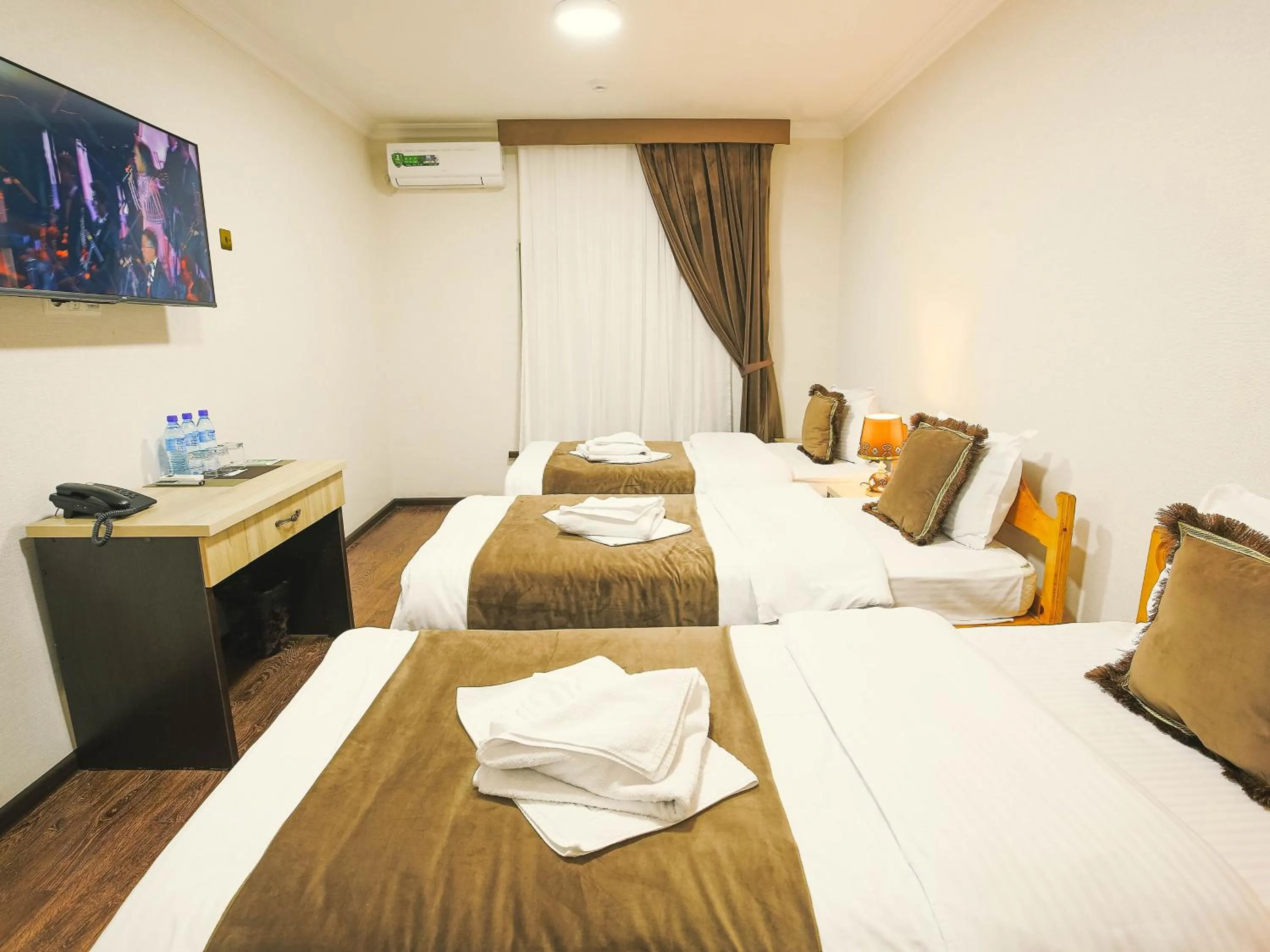 Bed in Rayyan Hotel Bukhara