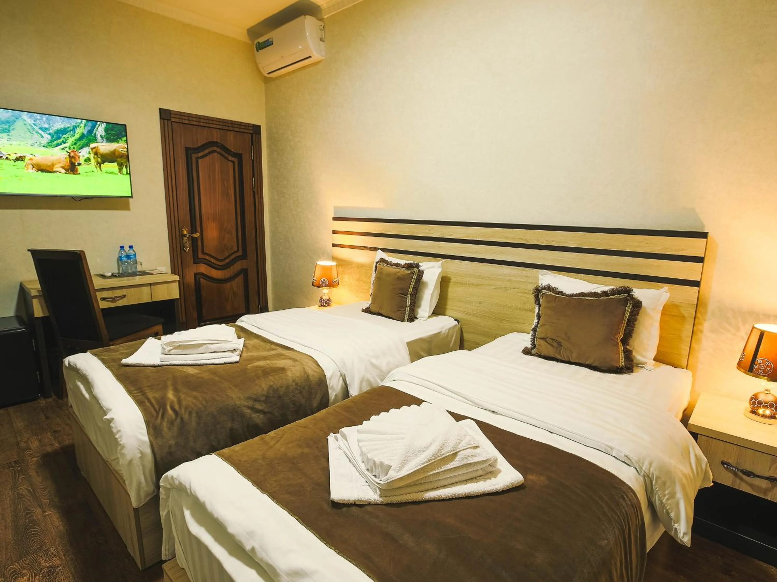 Bed in Rayyan Hotel Bukhara