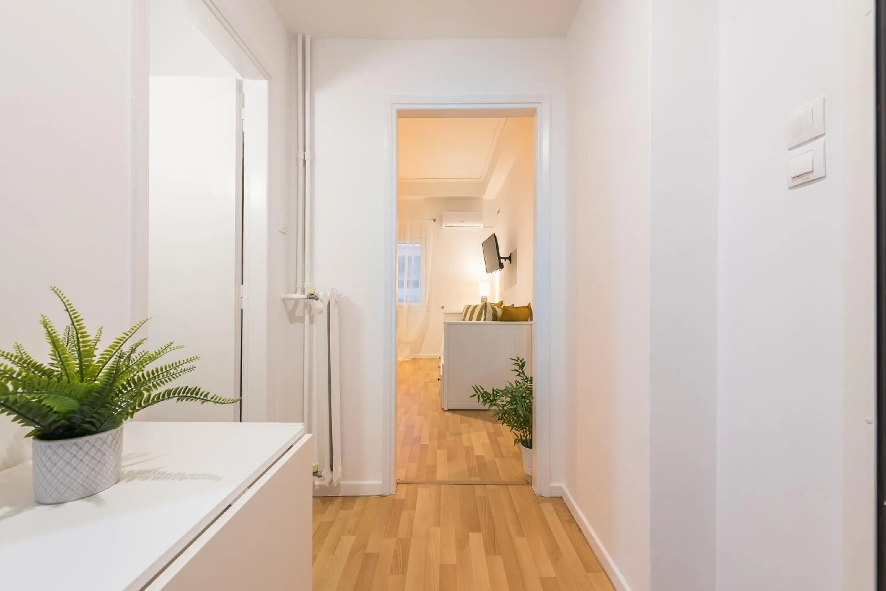 Photo of the whole room in Apartment at Megaro Mousikis st semi basement 1bed 2 pers by MPS